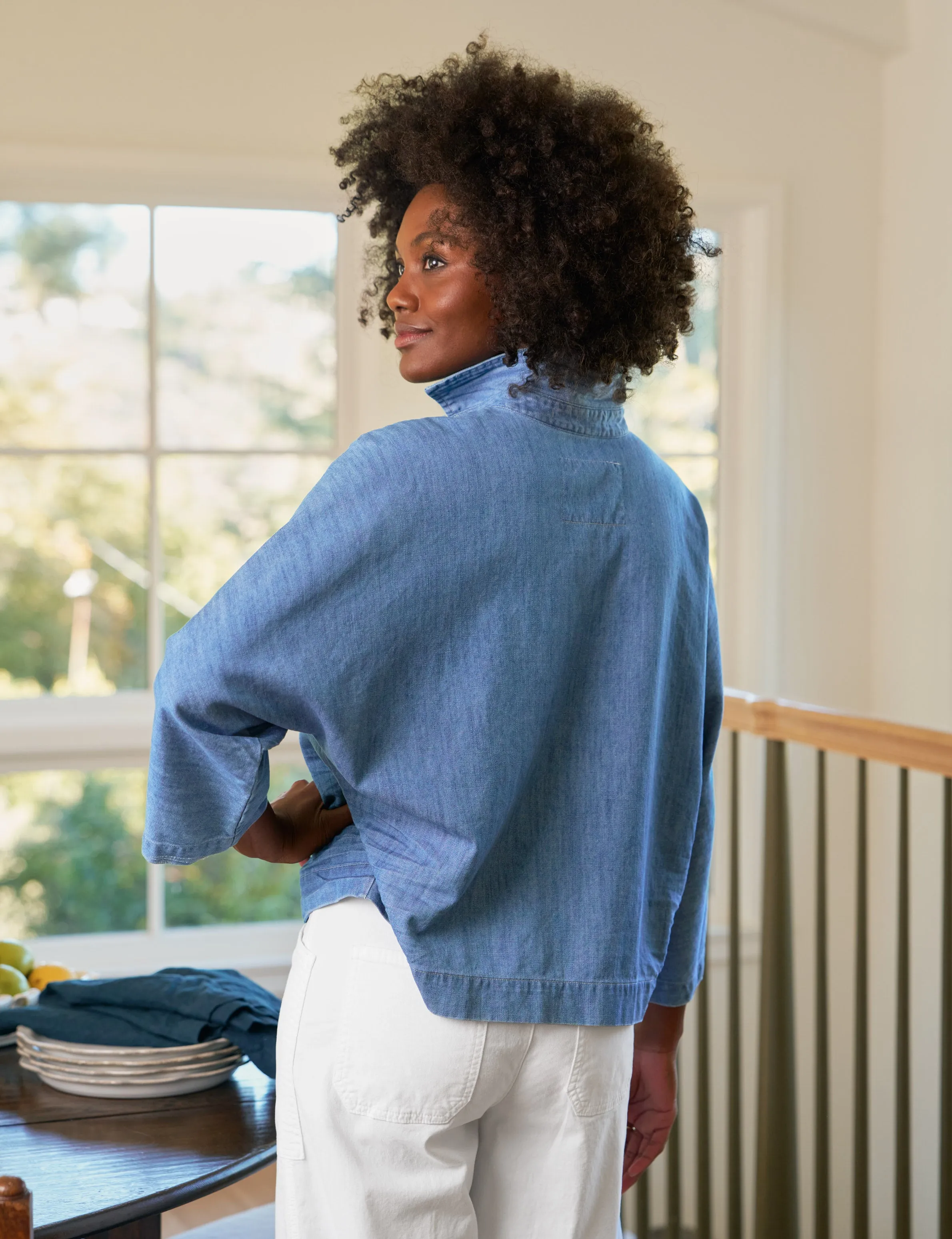 GABI Vintage Stonewashed Indigo, Famous Denim sold by Frank & Eileen product image thumbnail 2