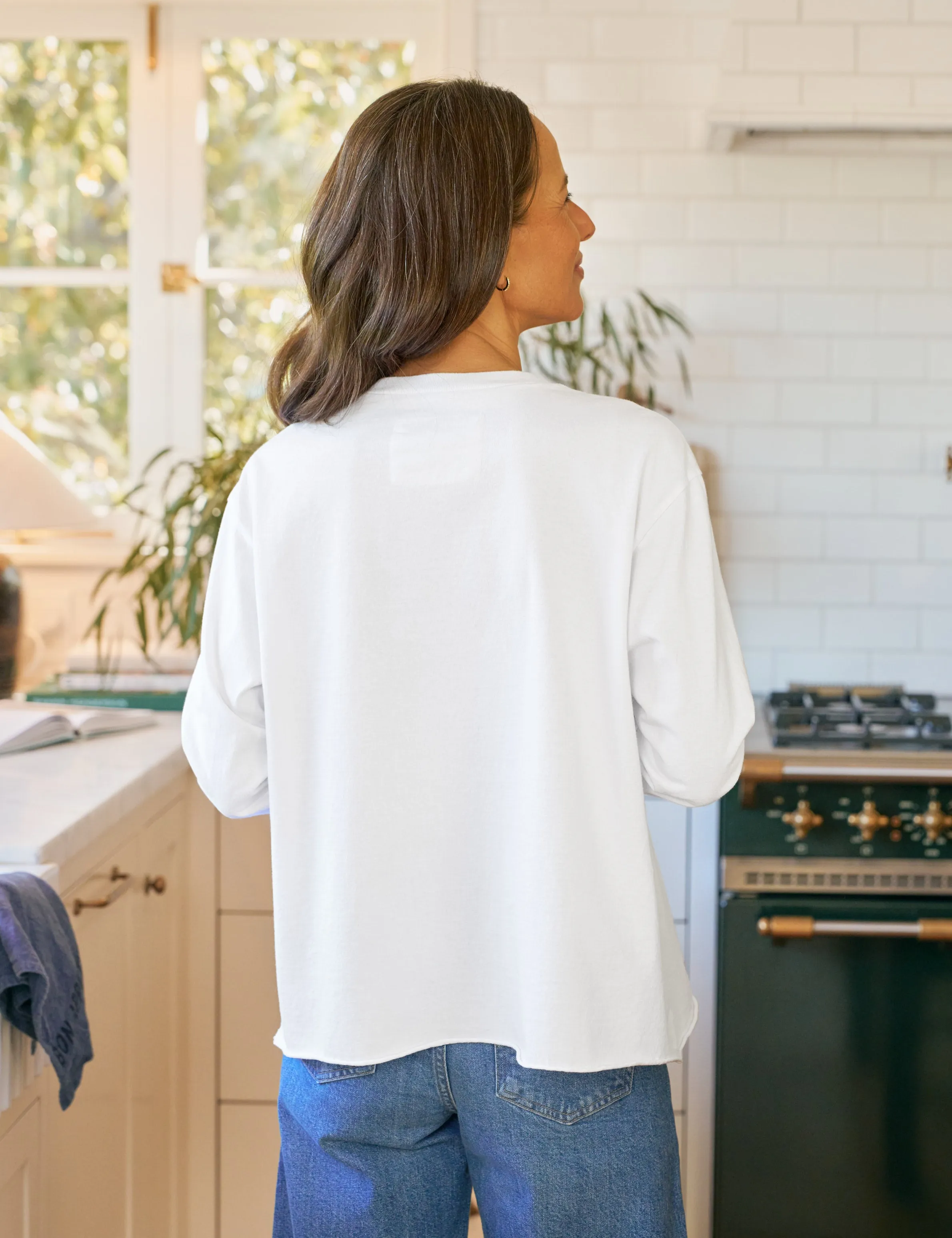 QUINN White, Heritage Jersey sold by Frank & Eileen product image thumbnail 2