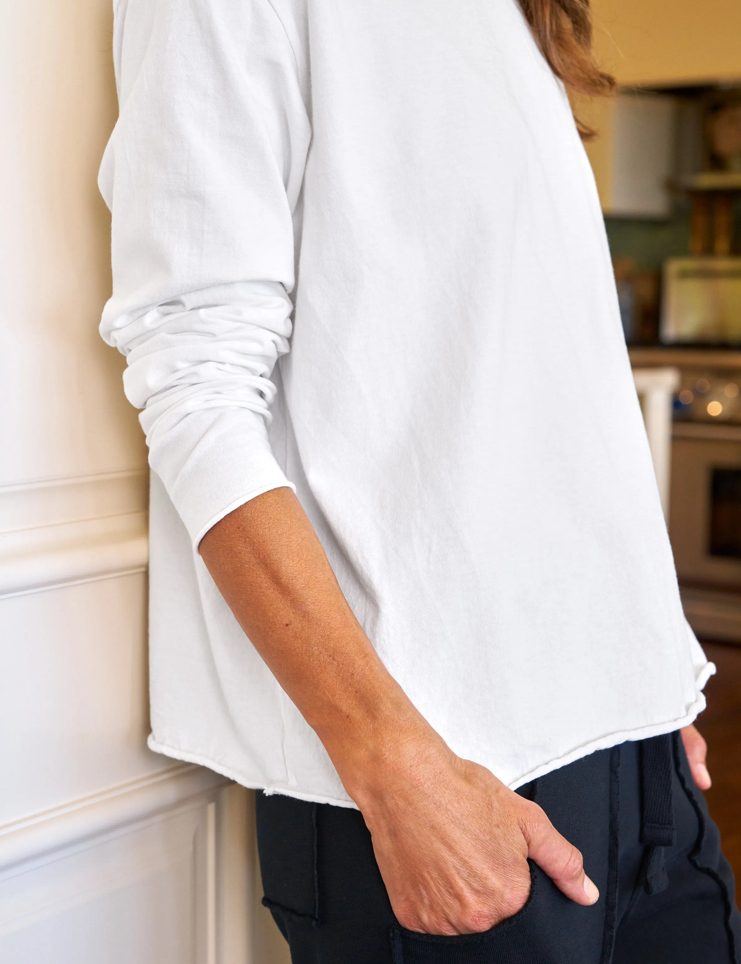 QUINN White, Heritage Jersey sold by Frank & Eileen product image thumbnail 4