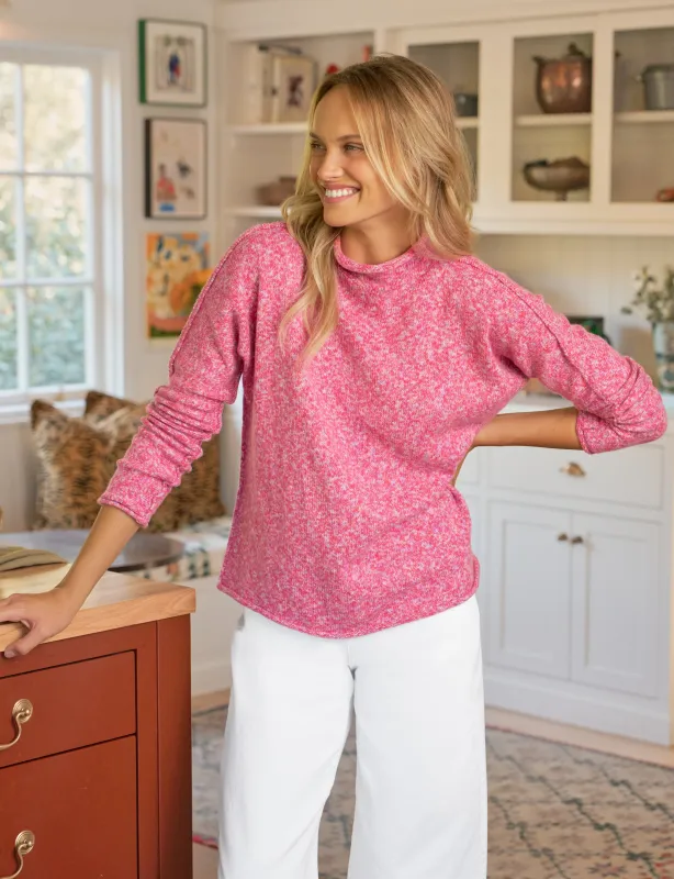 MONTEREY Pink Marl, Pure Japanese Cotton made by Frank & Eileen