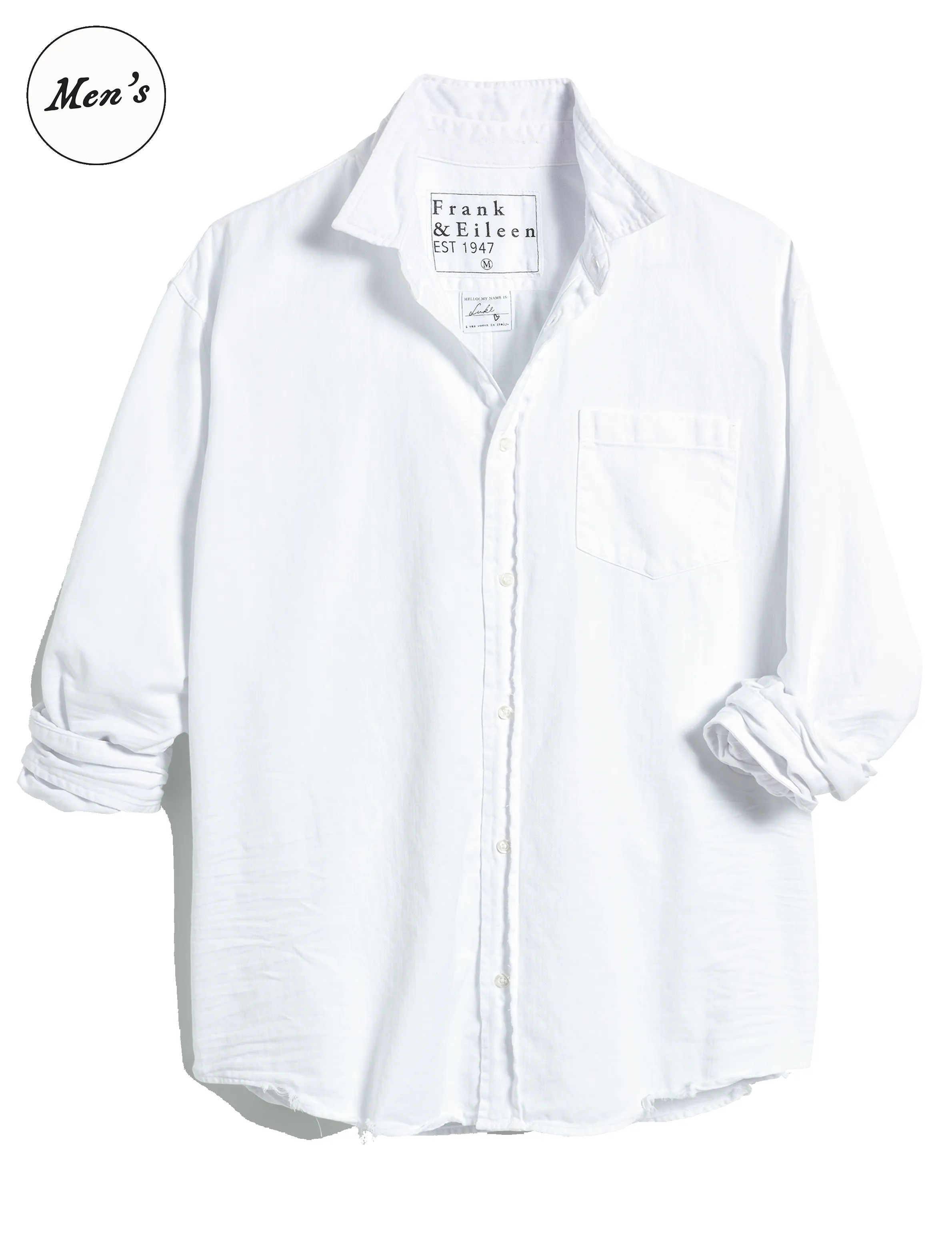 LUKE White, Famous Denim sold by Frank & Eileen