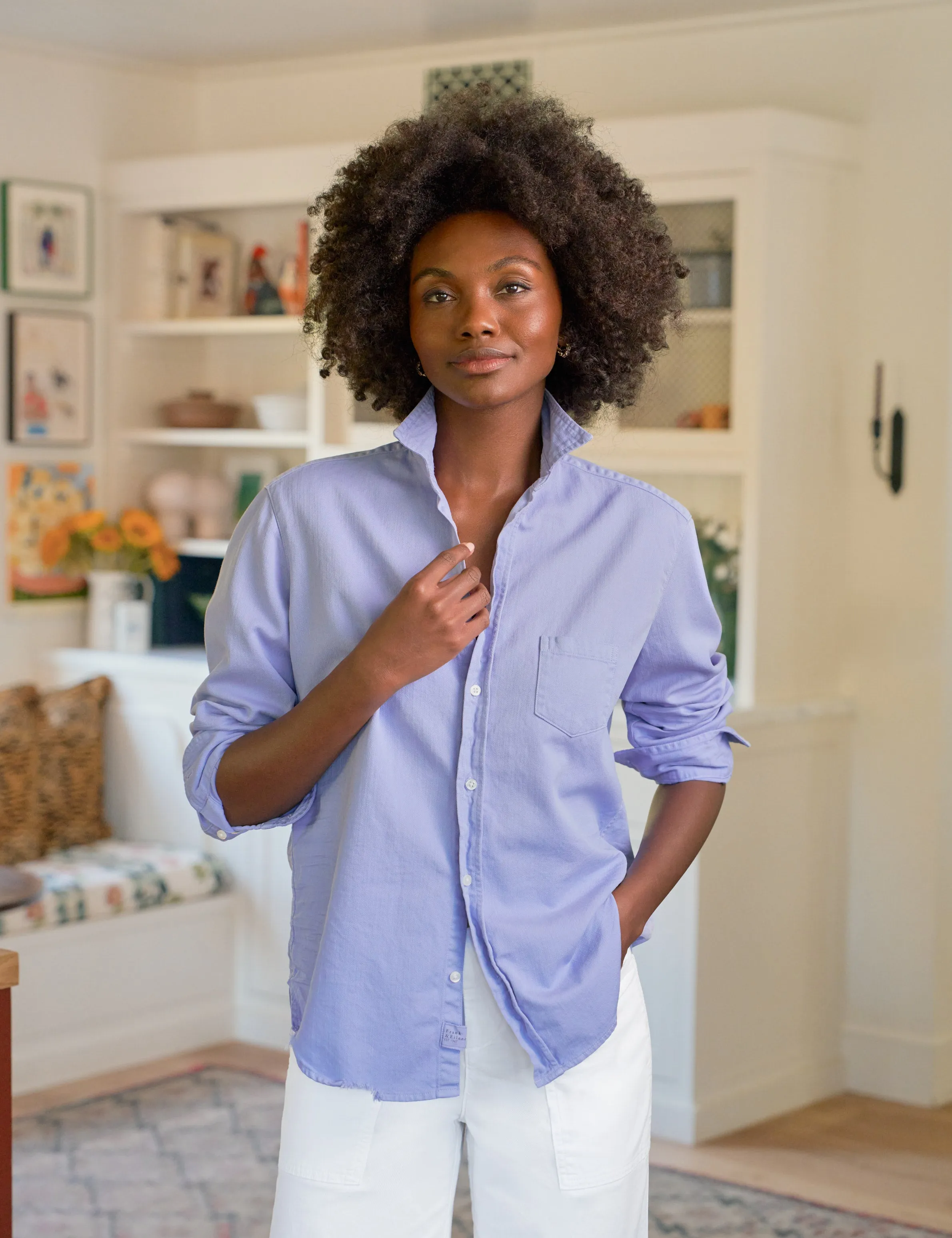 EILEEN Lavender, Famous Denim sold by Frank & Eileen