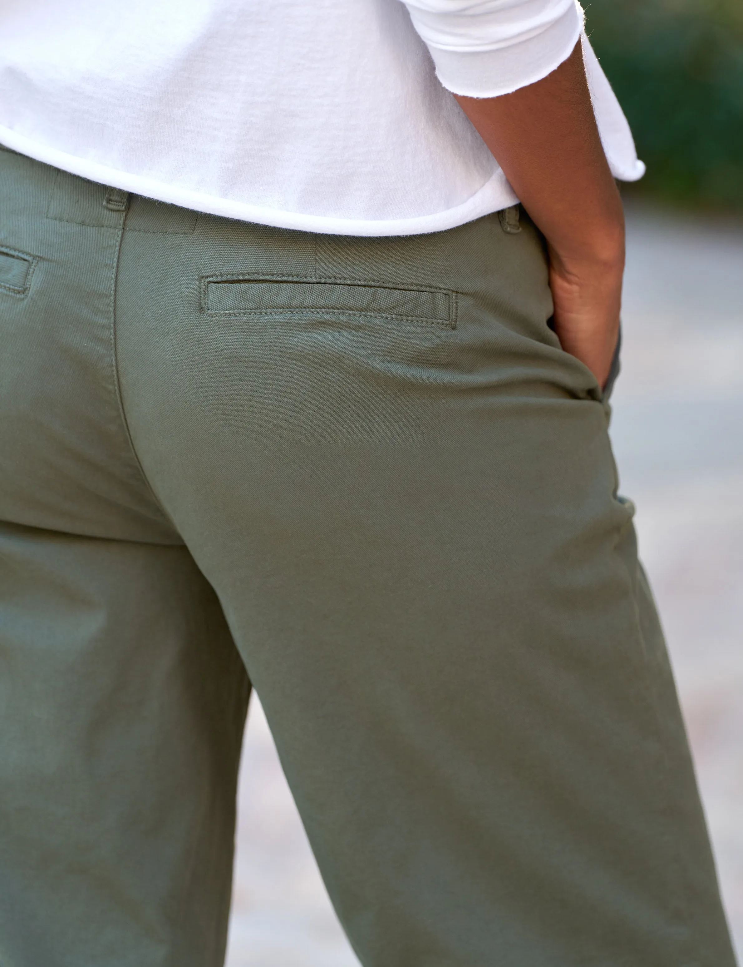 WESTPORT Army, Italian Performance Twill sold by Frank & Eileen product image thumbnail 4