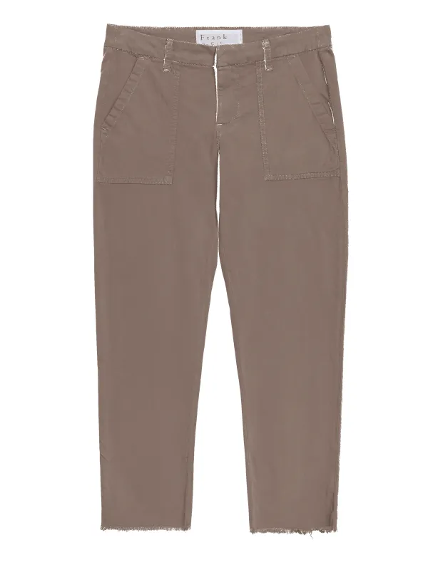 BLACKROCK Pecan, Italian Peached Twill sold by Frank & Eileen