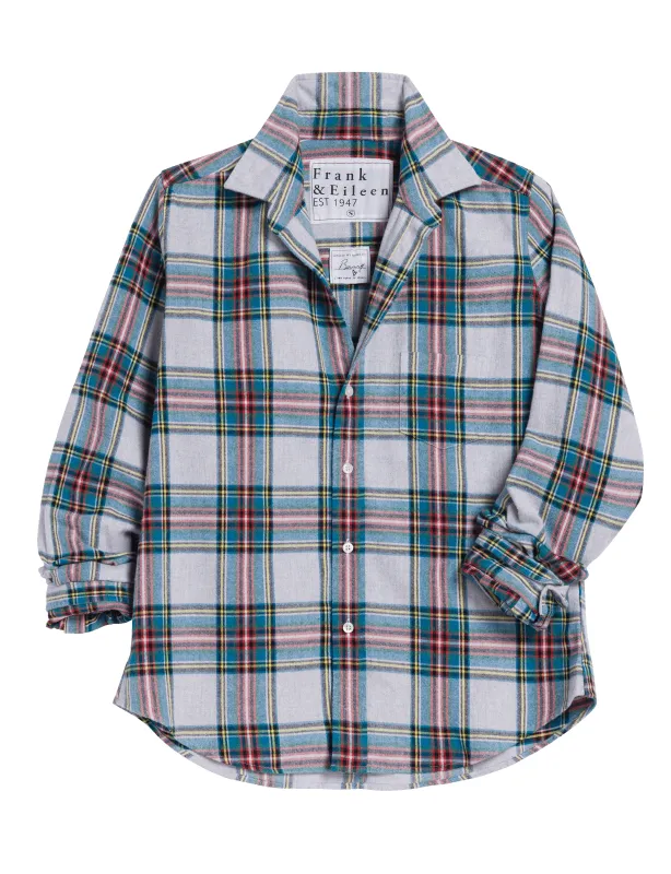 BARRY Yellow and Blue with Red Plaid, Italian Flannel made by Frank & Eileen