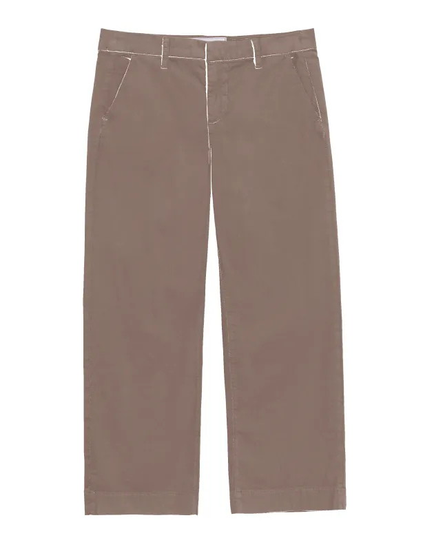 WESTPORT Pecan, Italian Performance Twill sold by Frank & Eileen