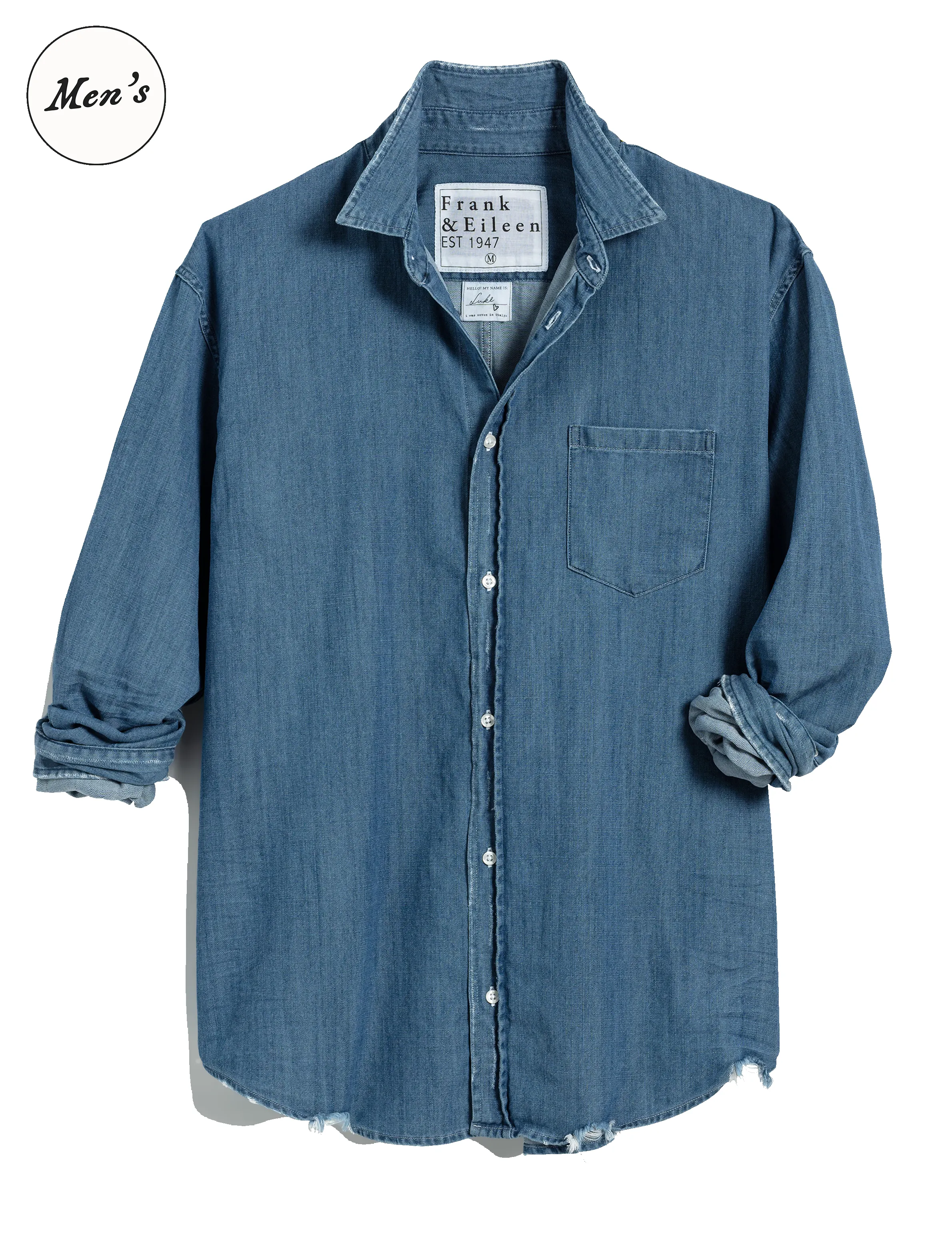 LUKE Vintage Stonewashed Indigo, Famous Denim sold by Frank & Eileen