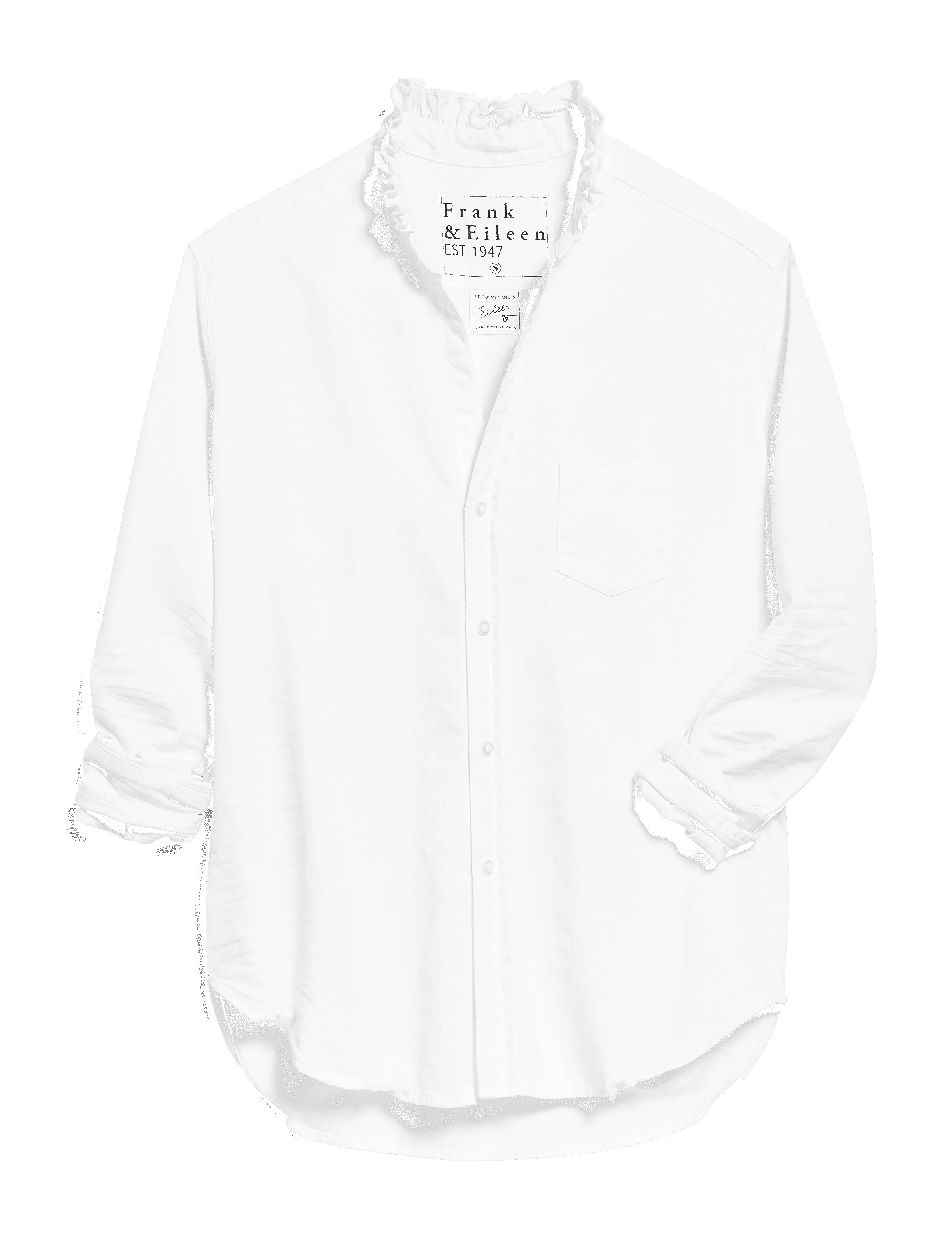 EILEEN RUFFLE White, Famous Denim sold by Frank & Eileen product image thumbnail 5