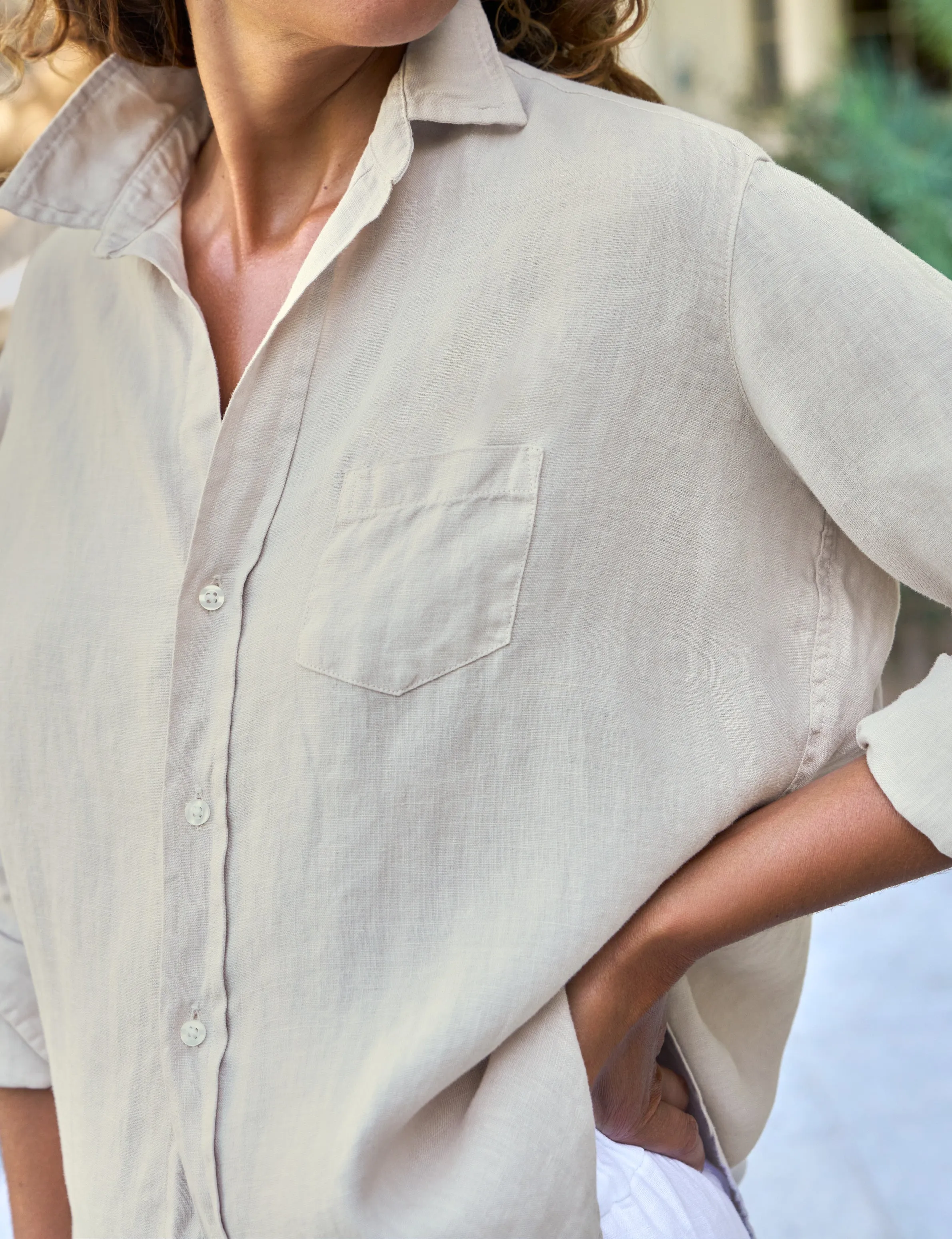 EILEEN Sand, Washed Linen sold by Frank & Eileen product image thumbnail 3