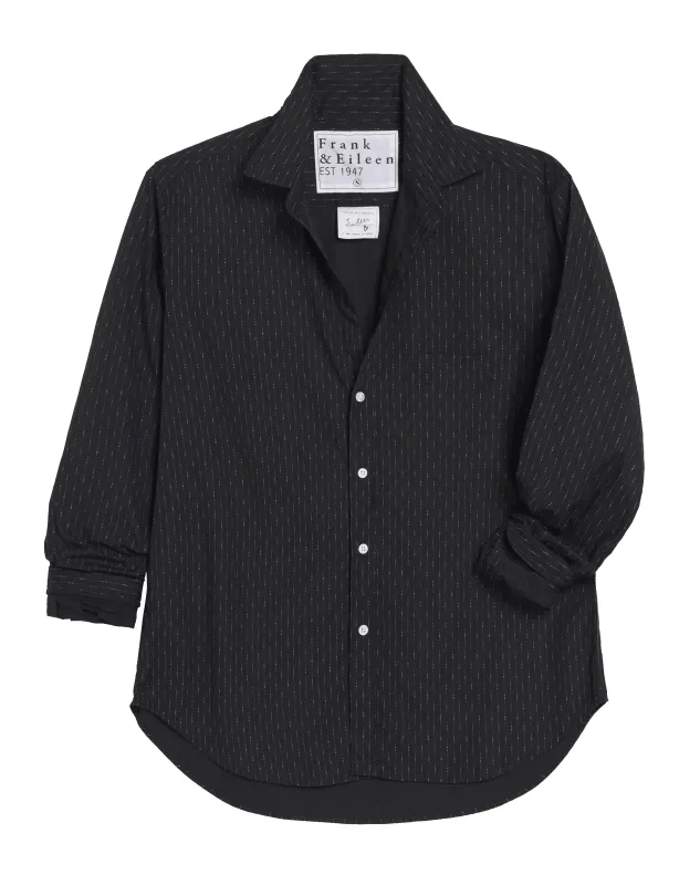 EILEEN Gold Multi Dot Black, Italian Cotton made by Frank & Eileen