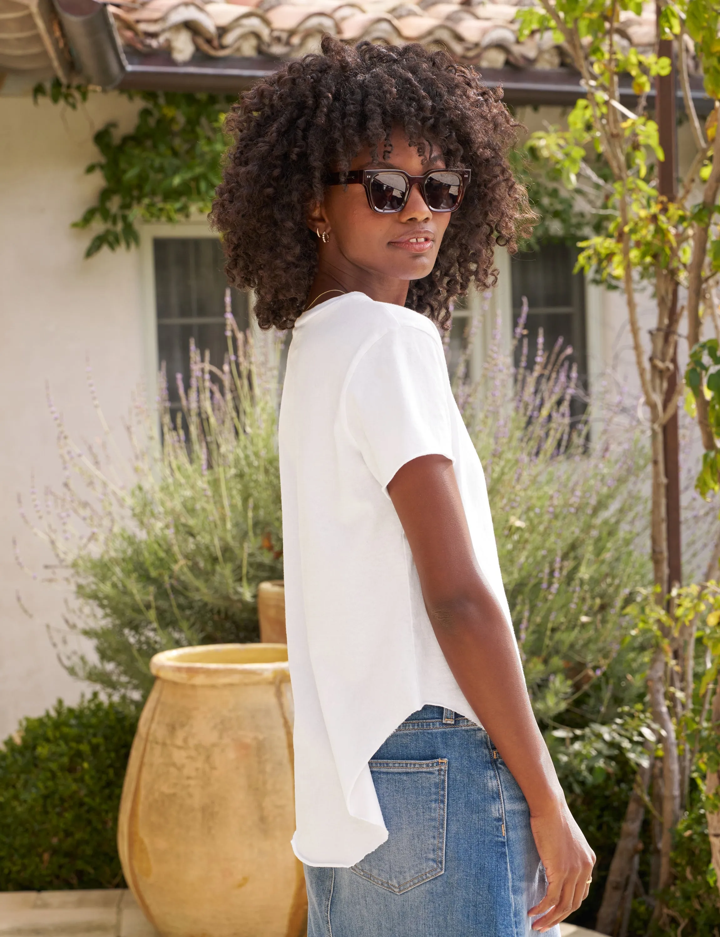 THEO White, Vintage Jersey sold by Frank & Eileen product image thumbnail 2