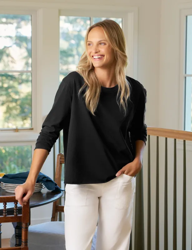 QUINN Black, Vintage Jersey made by Frank & Eileen