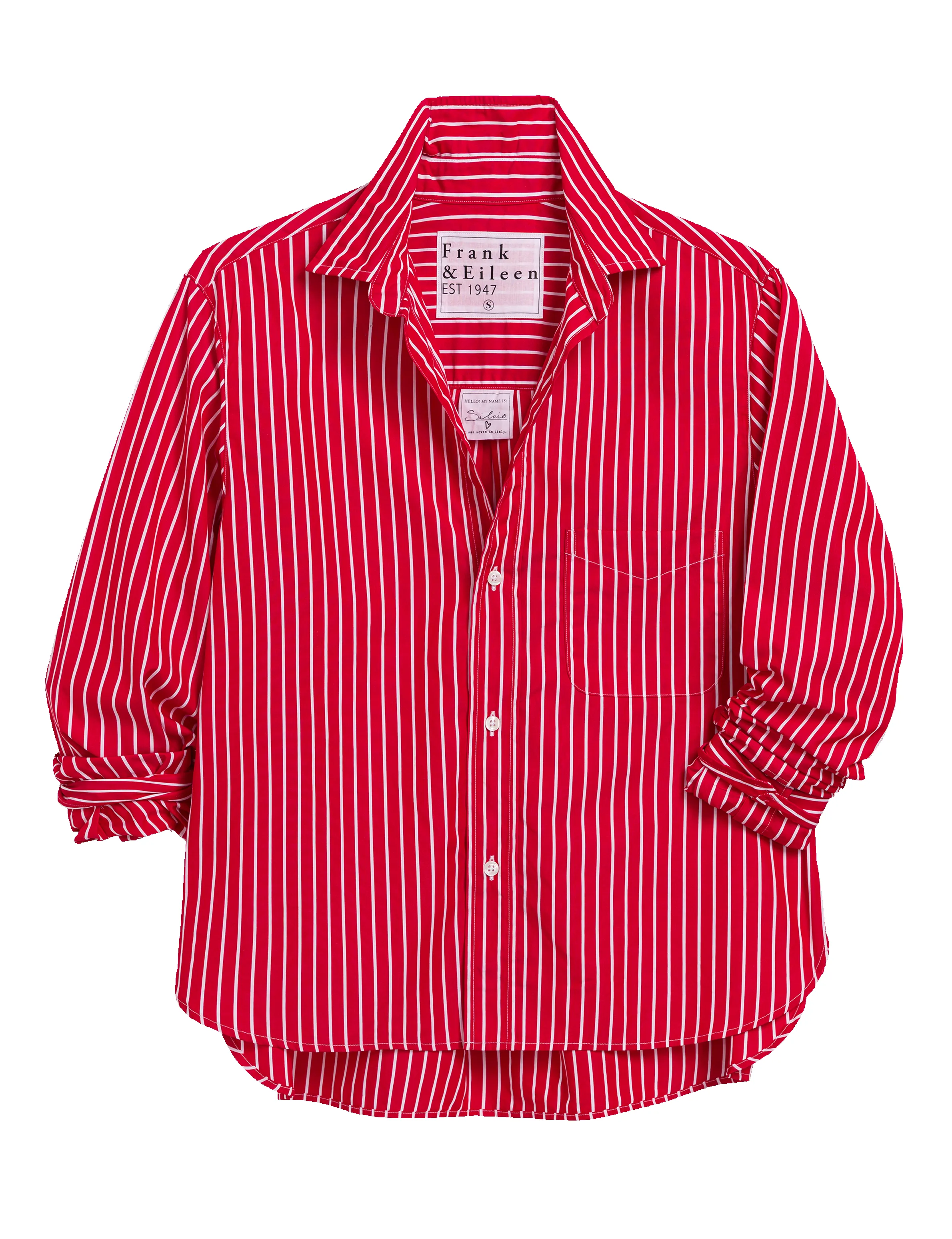 SILVIO Red Stripe, Superluxe sold by Frank & Eileen