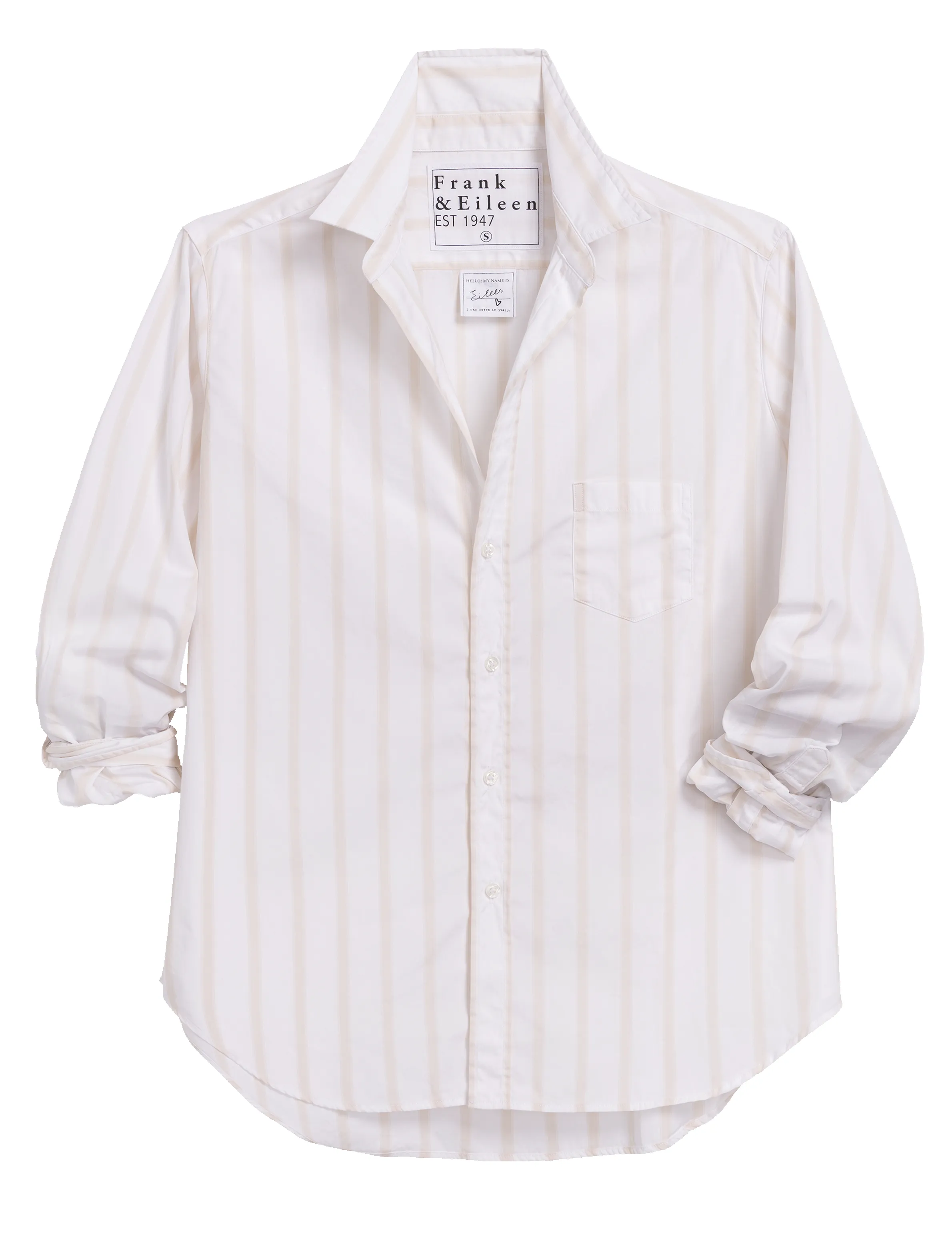 EILEEN Tan Stripe, Superluxe sold by Frank & Eileen