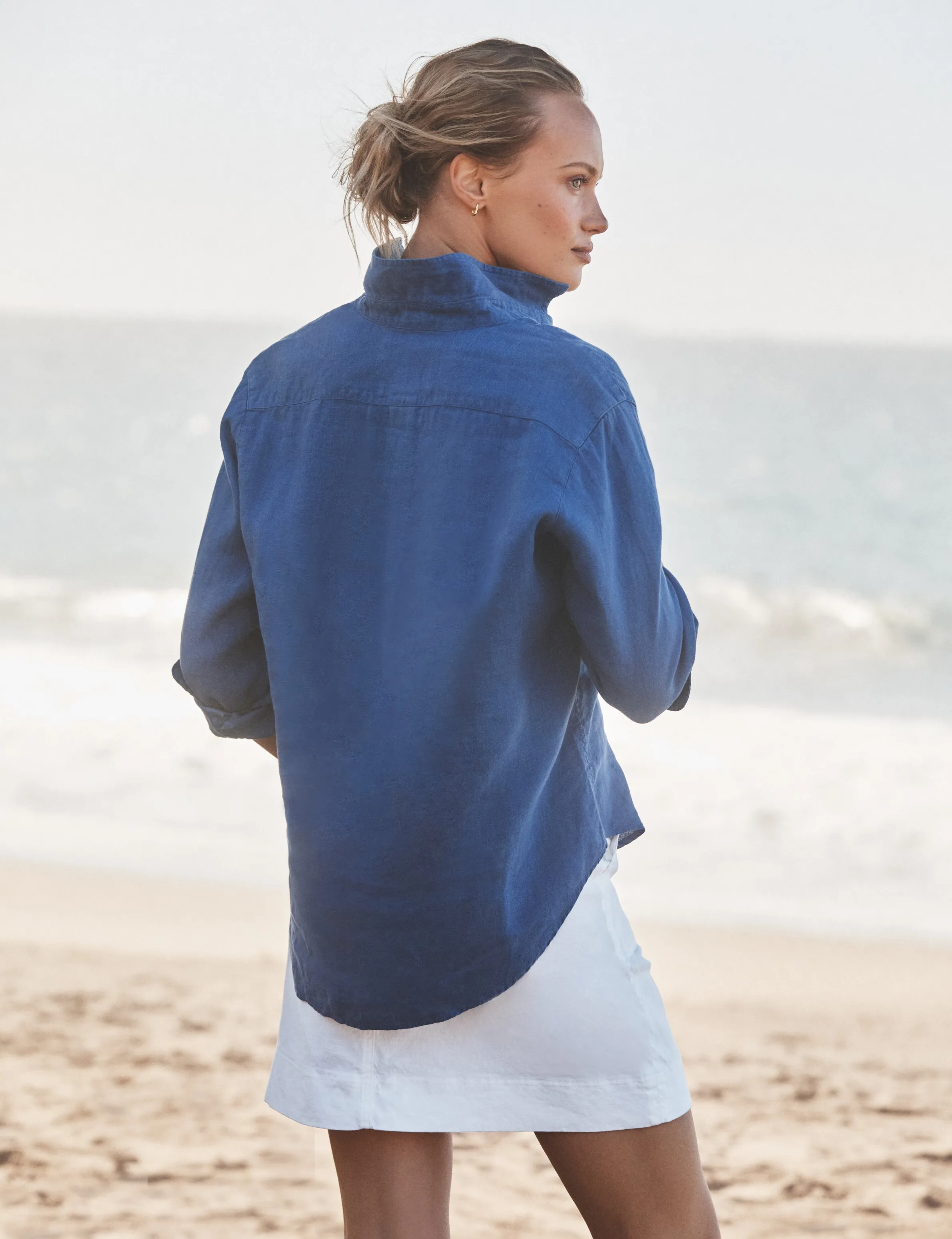 EILEEN Cabo Blue, Washed Linen sold by Frank & Eileen product image thumbnail 2
