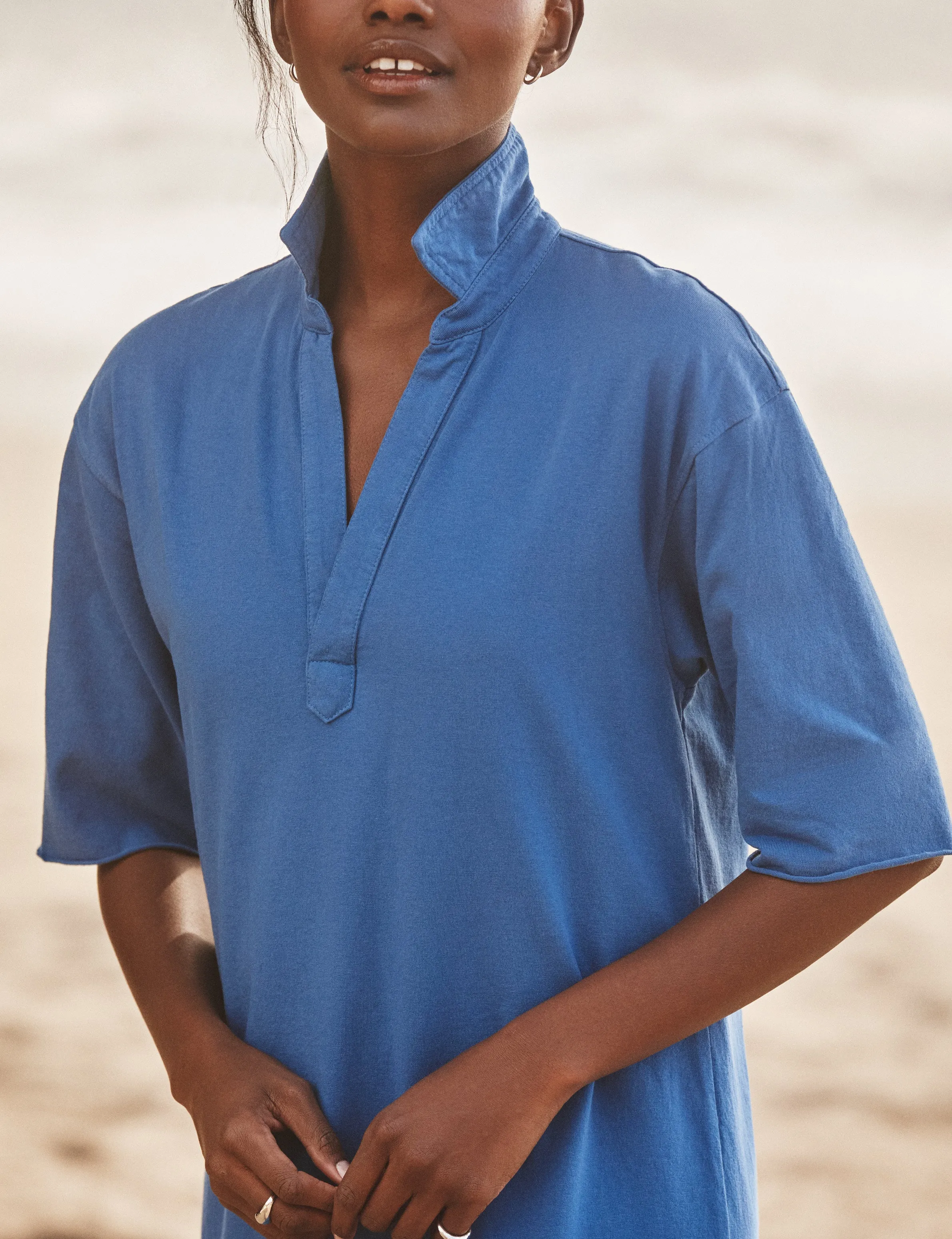 EMMA Lazuli Blue, Vintage Jersey sold by Frank & Eileen product image thumbnail 3