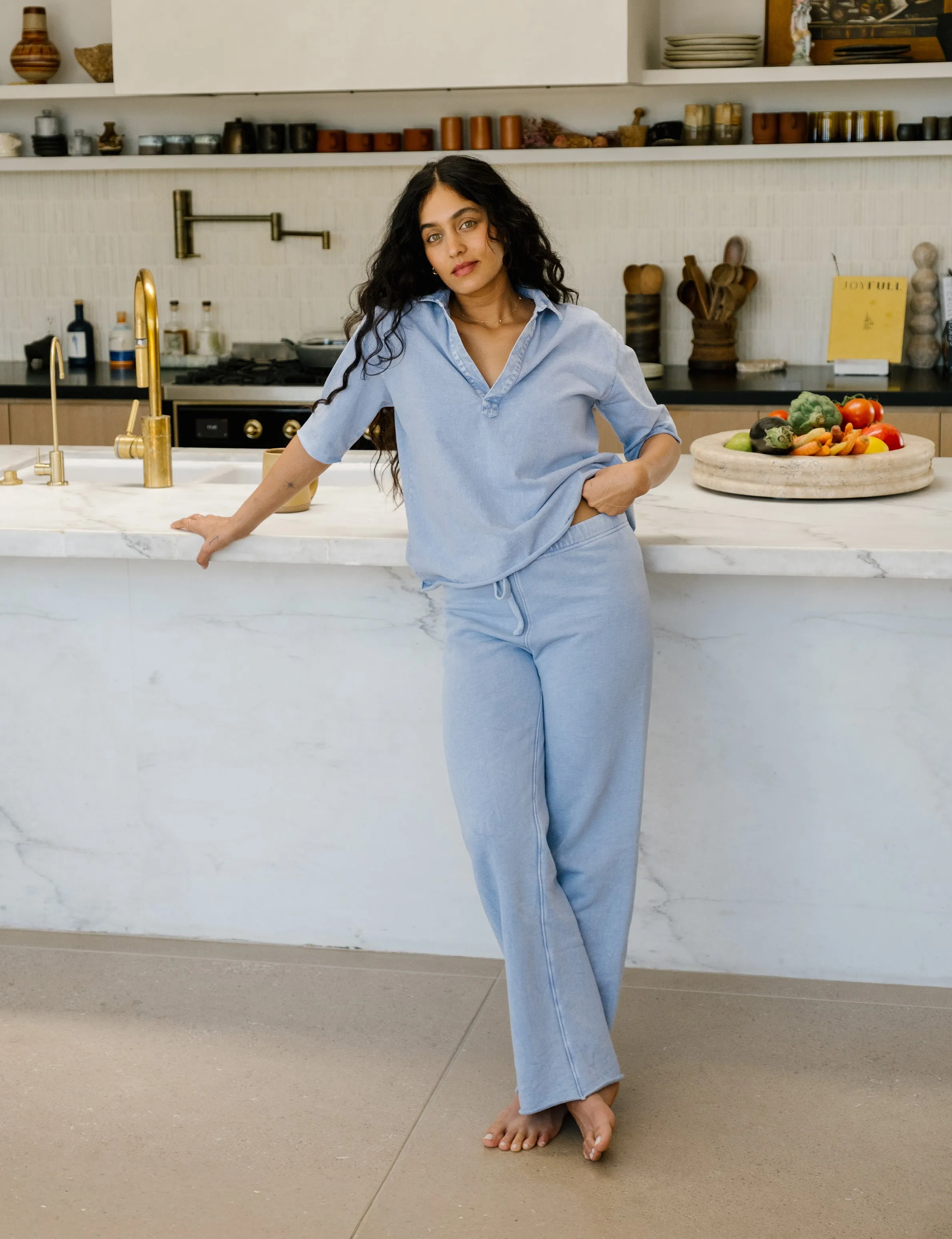 CATHERINE 29" Pool Water Blue, Triple Terry sold by Frank & Eileen product image thumbnail 2