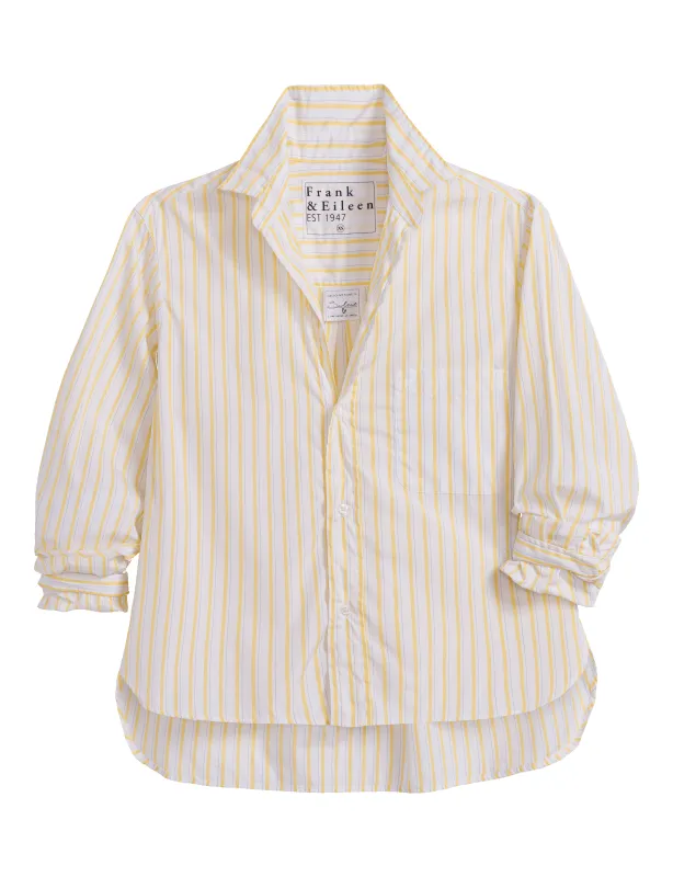 SILVIO Yellow and Navy Stripe, Italian Superluxe made by Frank & Eileen