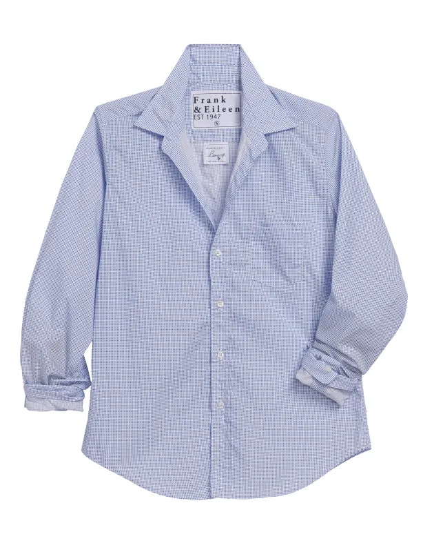 BARRY Small Blue Dots, Italian Superluxe made by Frank & Eileen