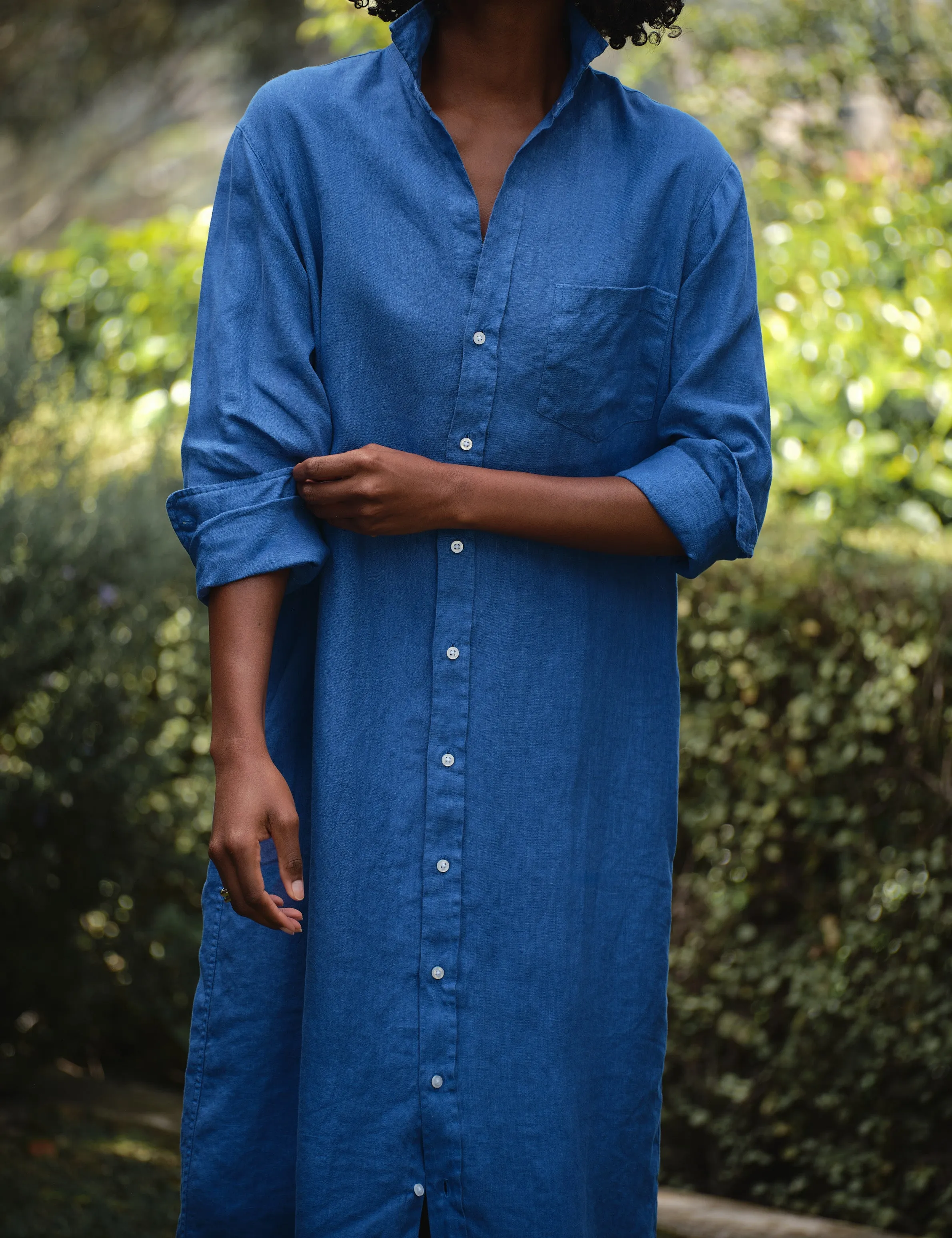 RORY Cabo Blue, Washed Linen sold by Frank & Eileen product image thumbnail 3