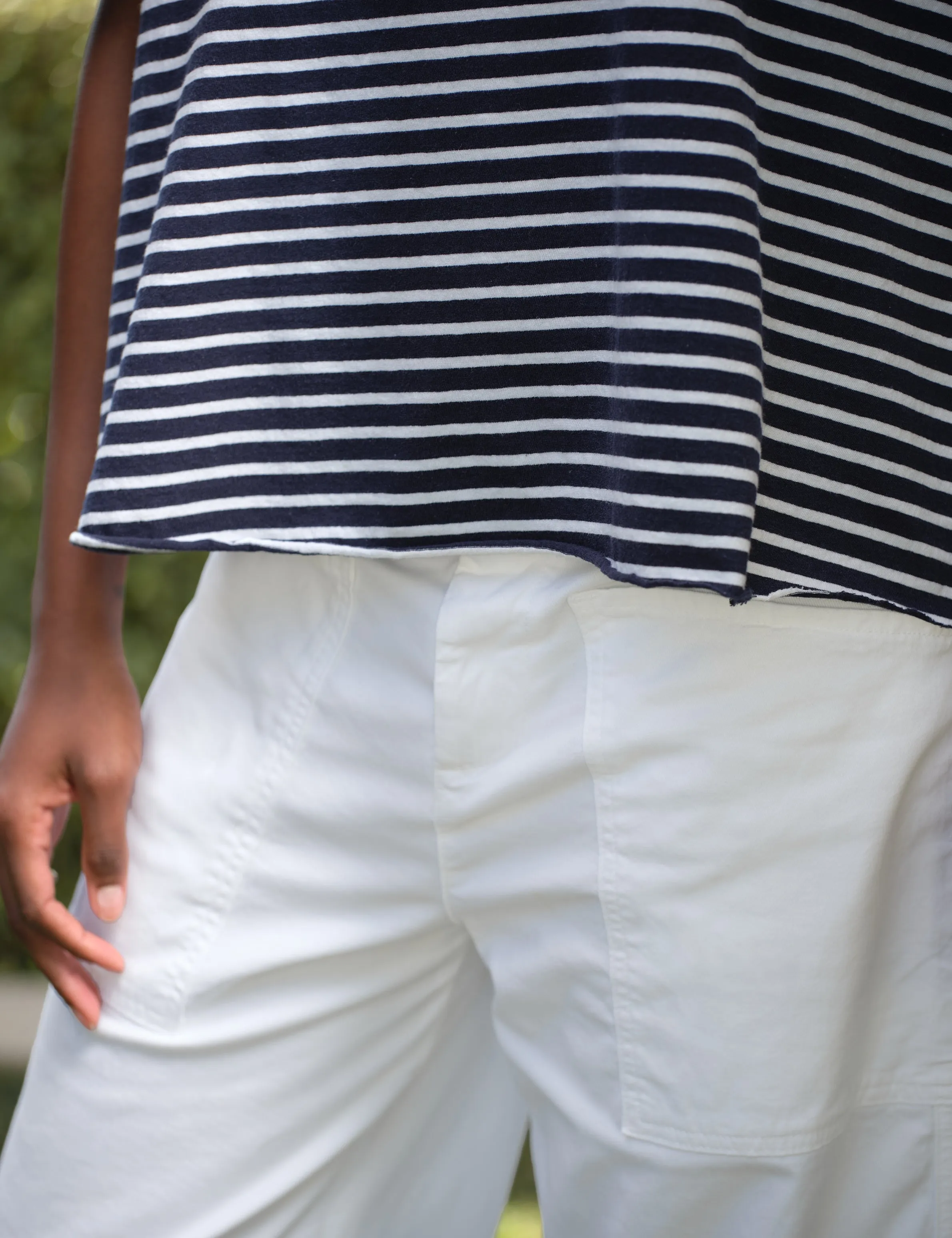 BRAY White, Italian Peached Twill sold by Frank & Eileen product image thumbnail 3