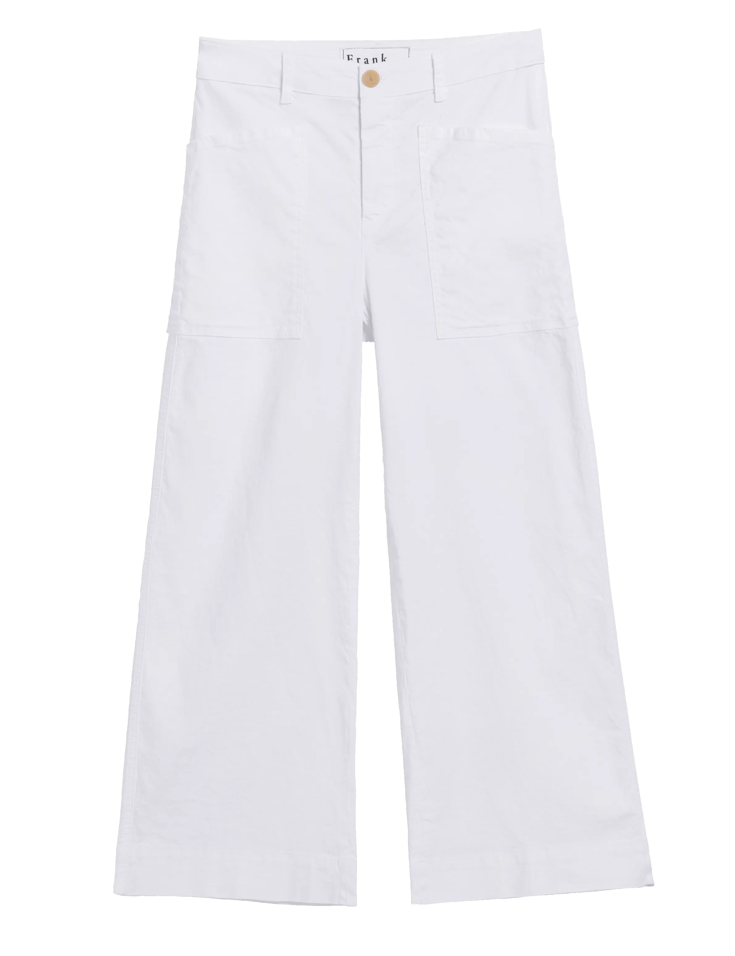 LIMERICK CROP White, Italian Performance Linen sold by Frank & Eileen product image thumbnail 4