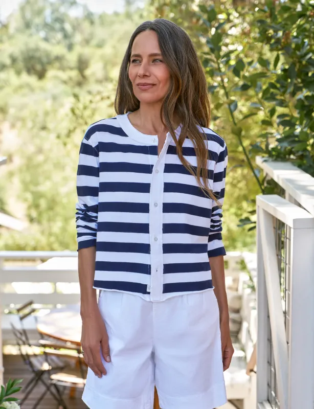 JACKIE Nautical Rugby Stripe, Vintage Jersey made by Frank & Eileen