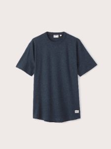 The Arc Hemp T-Shirt in Blueberry sold by Frank & Oak