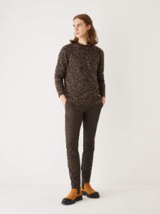 The Boucle Knit Sweater in Walnut sold by Frank & Oak