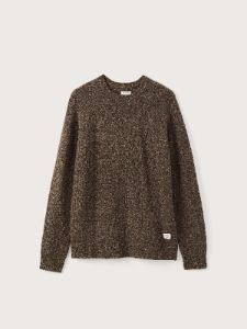 The Boucle Knit Sweater in Walnut sold by Frank & Oak