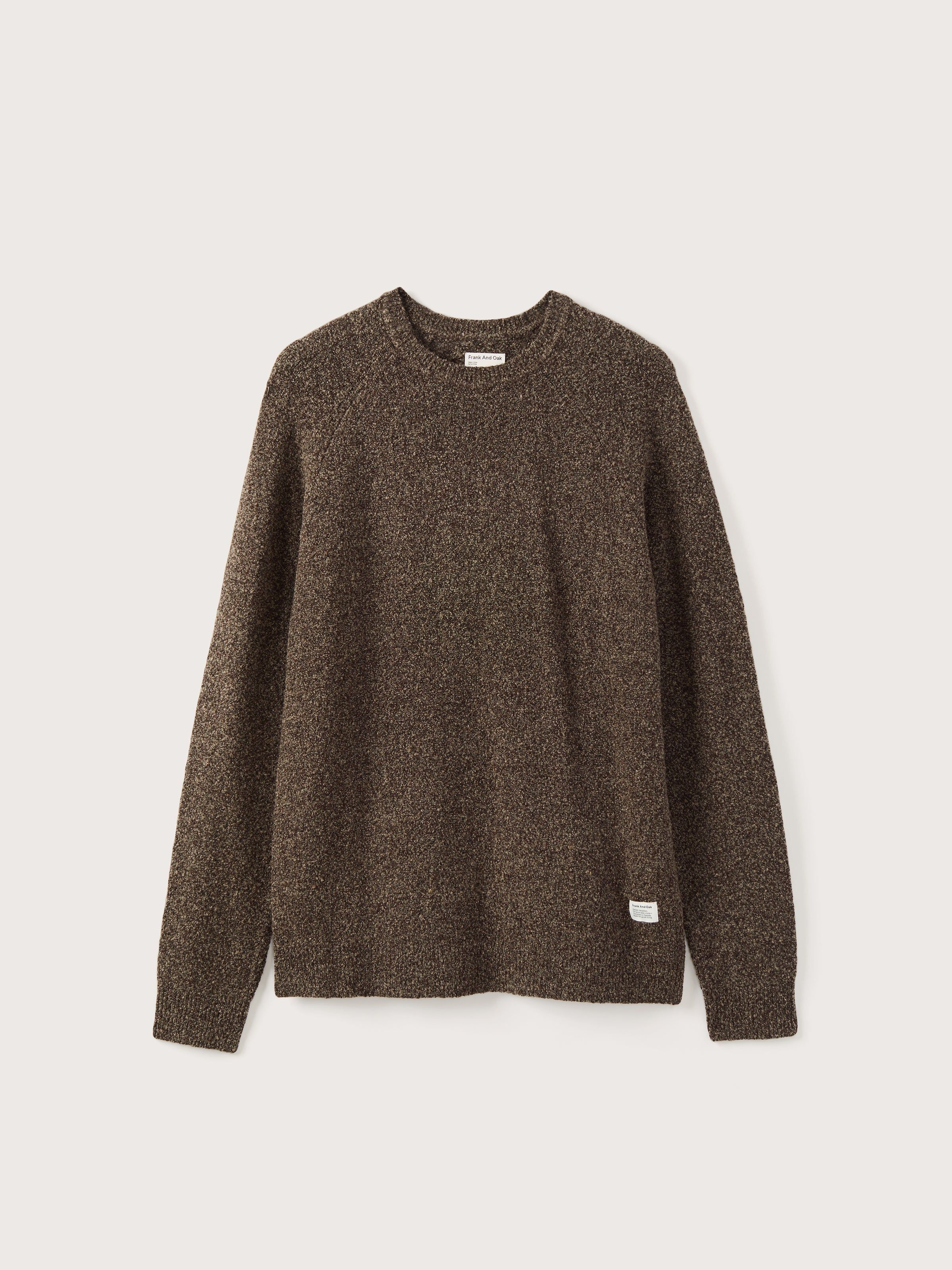 The Boucle Knit Sweater in Walnut sold by Frank & Oak product image thumbnail 7