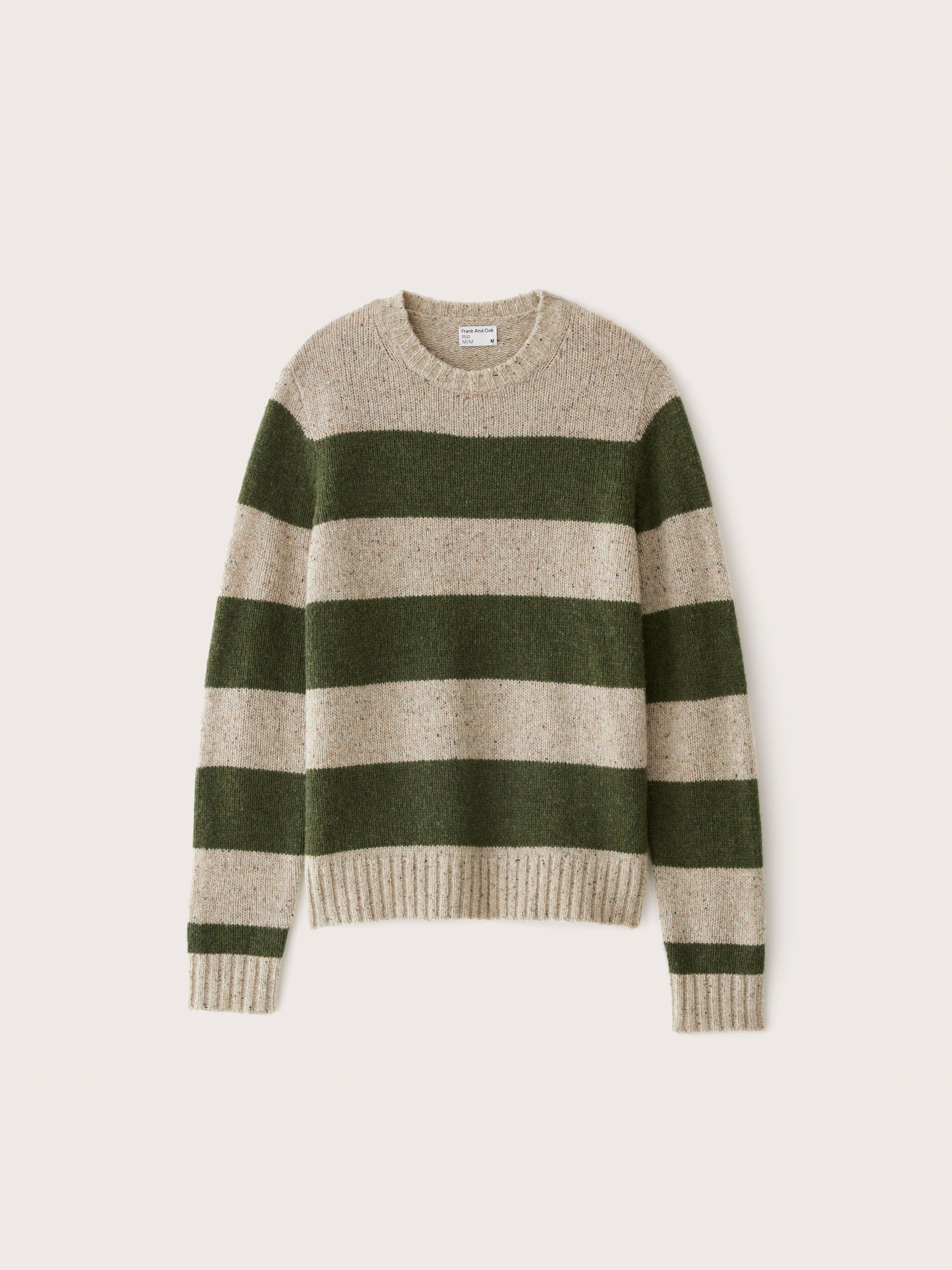 The Lambswool Crewneck Sweater in Forest Green sold by Frank & Oak product image thumbnail 5
