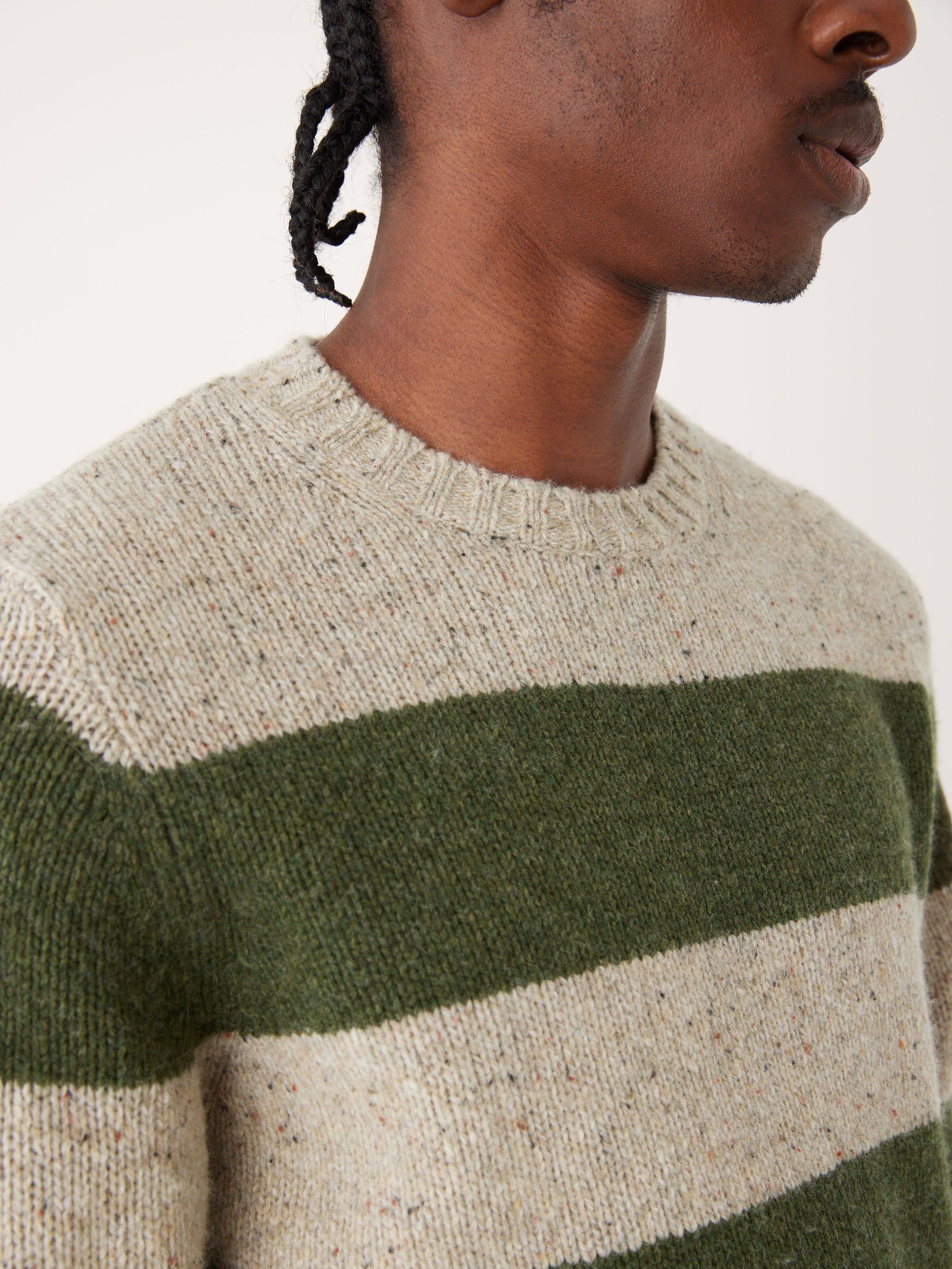 The Lambswool Crewneck Sweater in Forest Green sold by Frank & Oak product image thumbnail 2