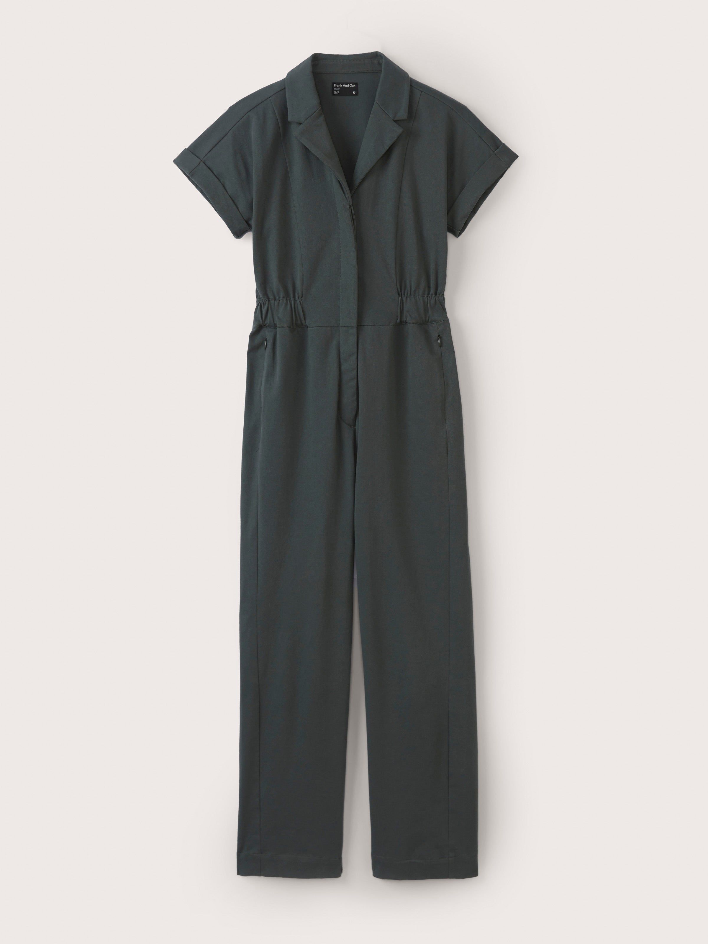 The Flex Commuter Jumpsuit in Smoked Green sold by Frank & Oak product image thumbnail 7