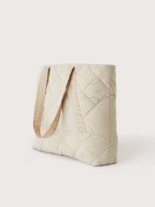 The Skyline Tote Bag in Feather Grey sold by Frank & Oak