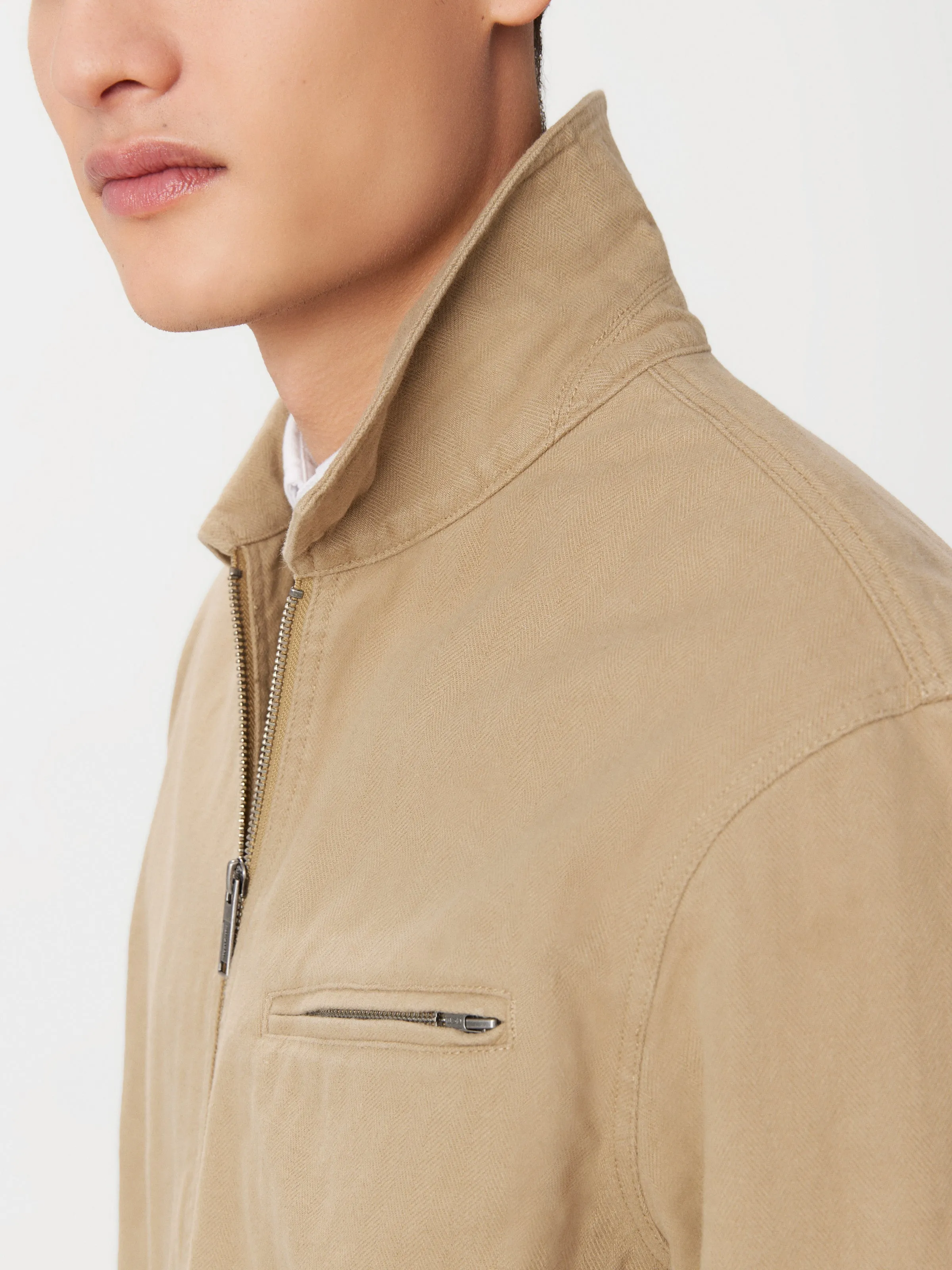 The Worker Jacket in Dune sold by Frank & Oak product image thumbnail 2