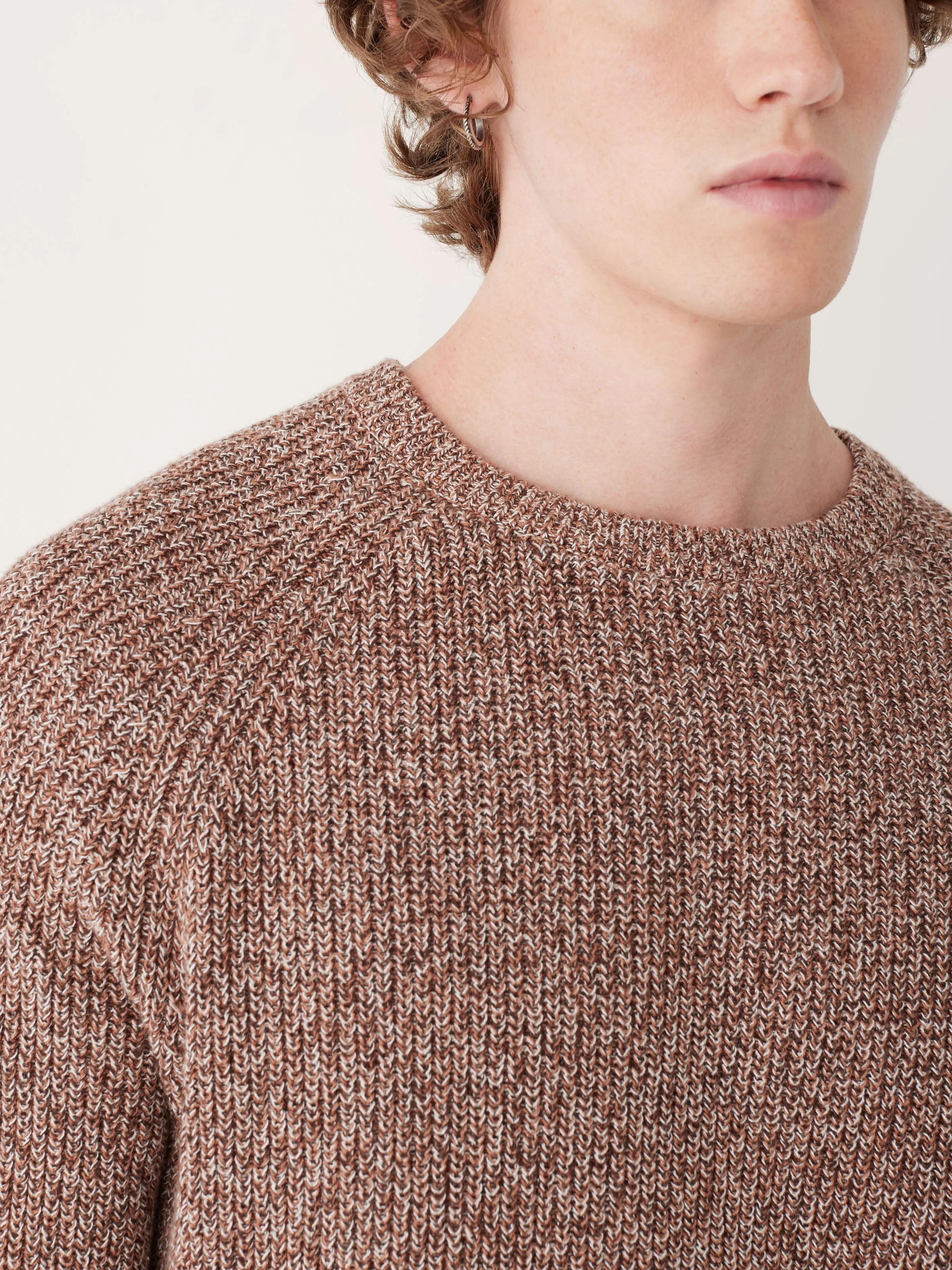 The Crewneck Sweater in Russet sold by Frank & Oak product image thumbnail 4