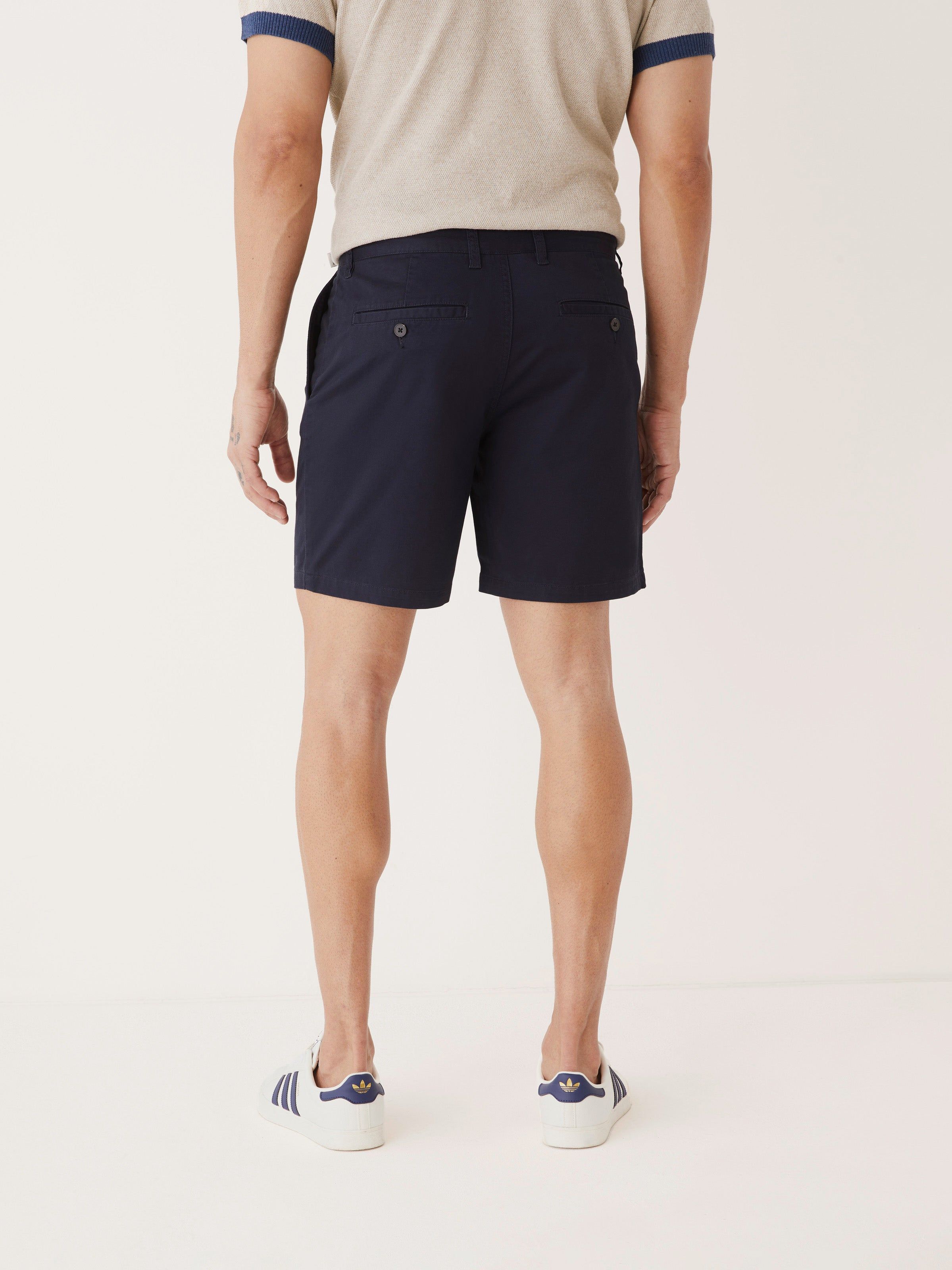 The Brunswick Chino Slim Fit 7in Short in Deep Blue sold by Frank & Oak product image thumbnail 2