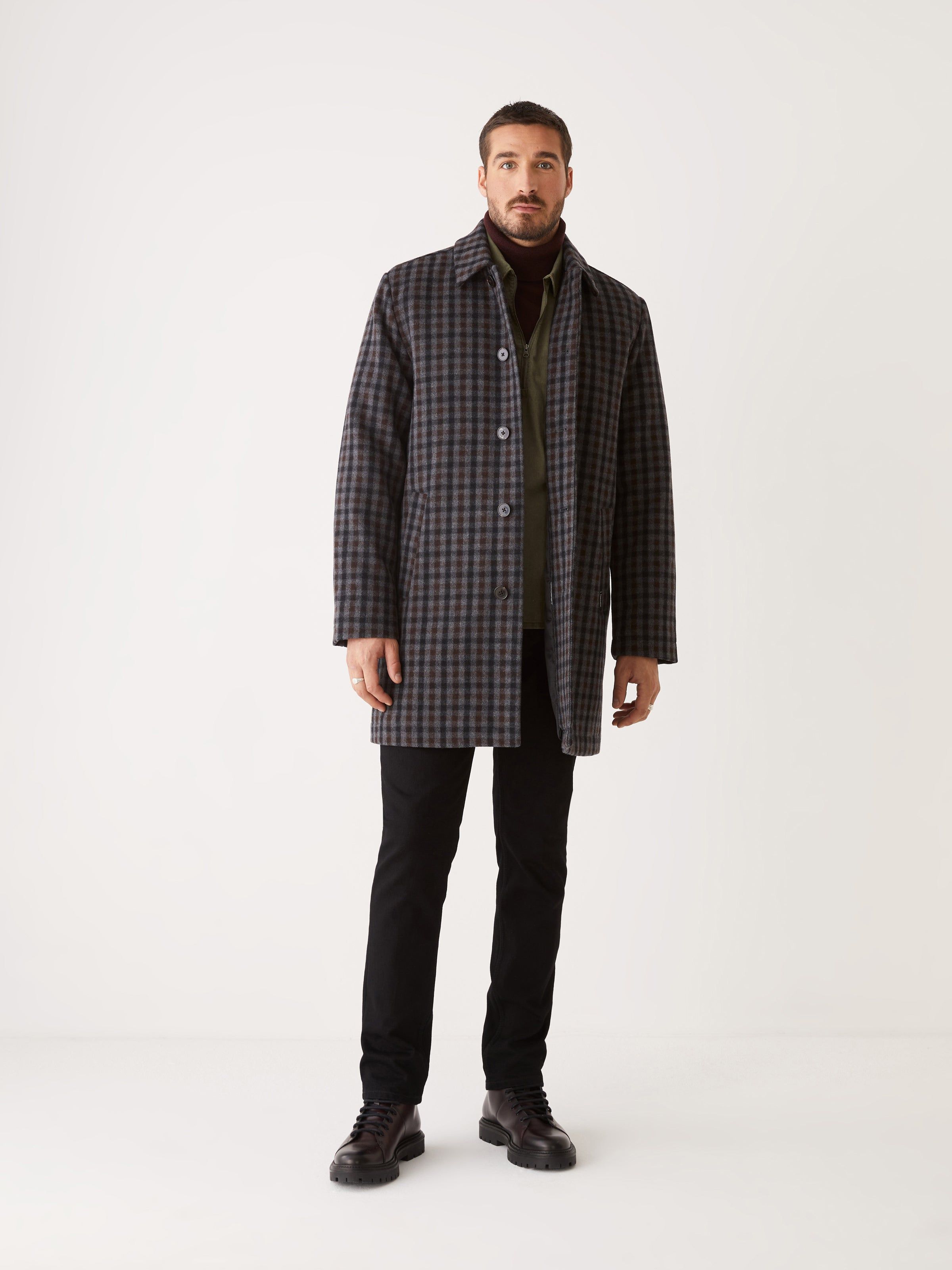The Smith Mac Topcoat in Brown sold by Frank & Oak product image thumbnail 4