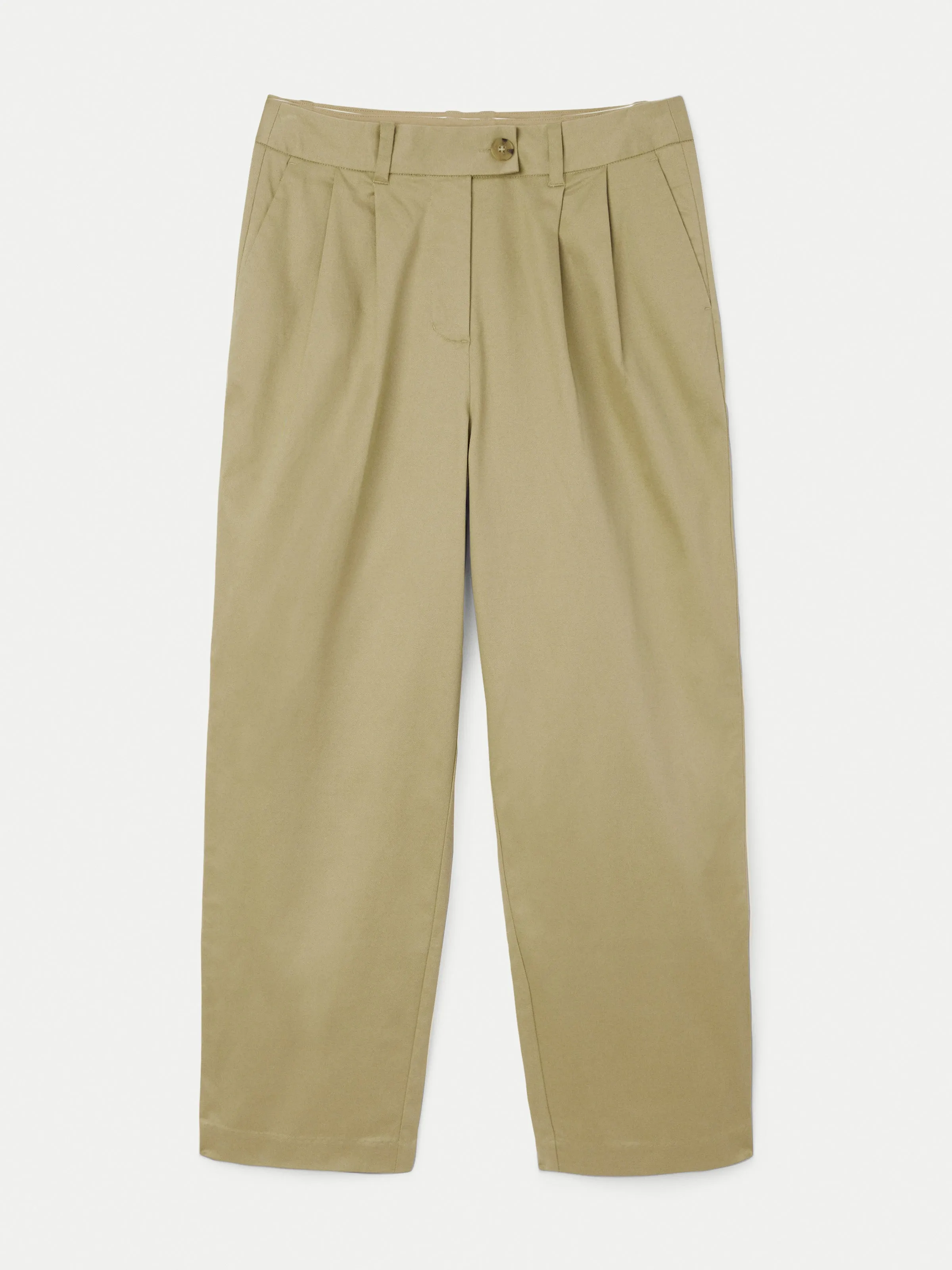 The Mia Wide Balloon Pant in Green Beige sold by Frank & Oak product image thumbnail 5