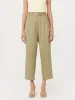 The Mia Wide Balloon Pant in Green Beige sold by Frank & Oak