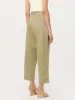 The Mia Wide Balloon Pant in Green Beige sold by Frank & Oak