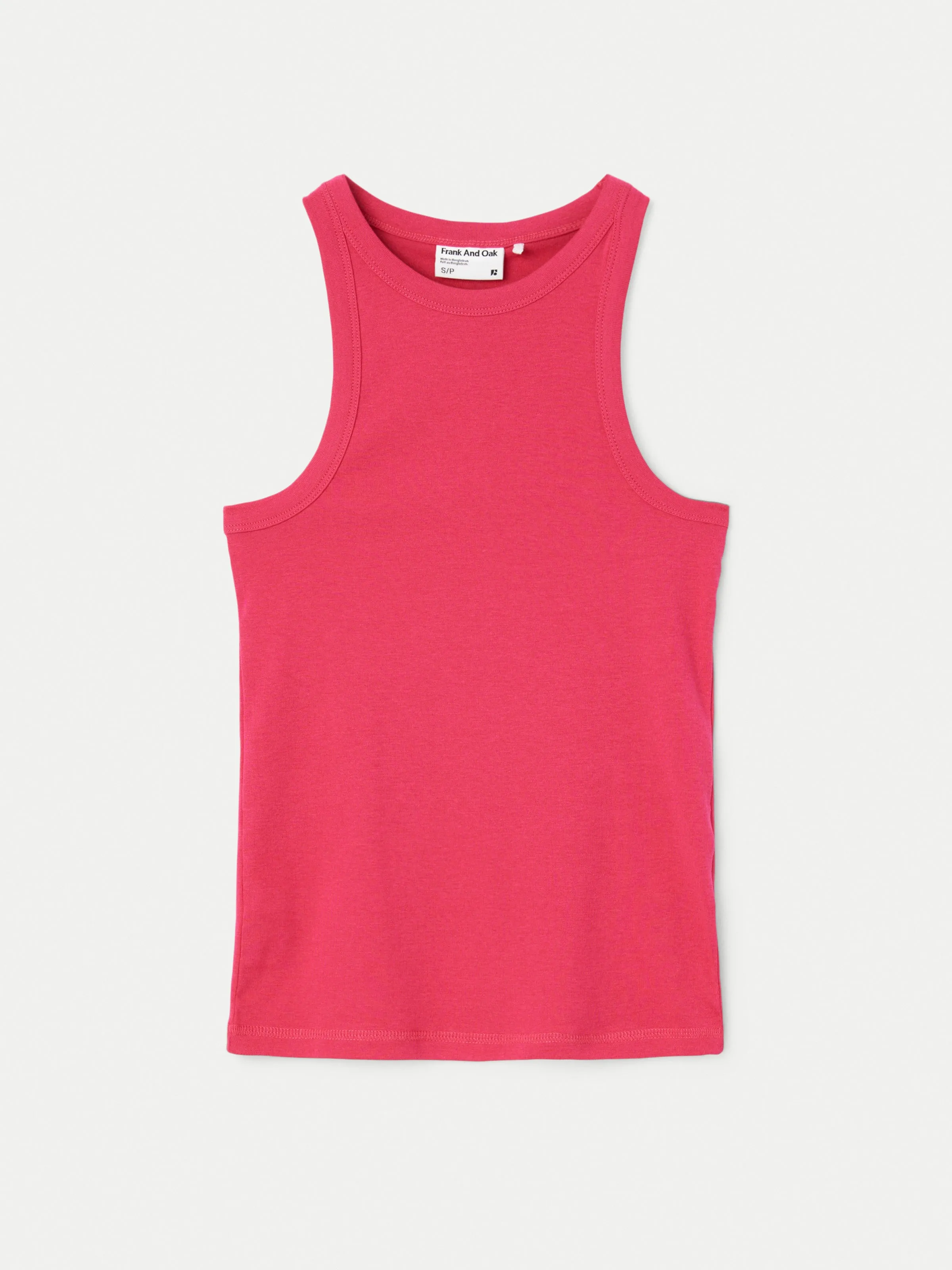 The Essential Tank Top in Fuchsia sold by Frank & Oak product image thumbnail 5