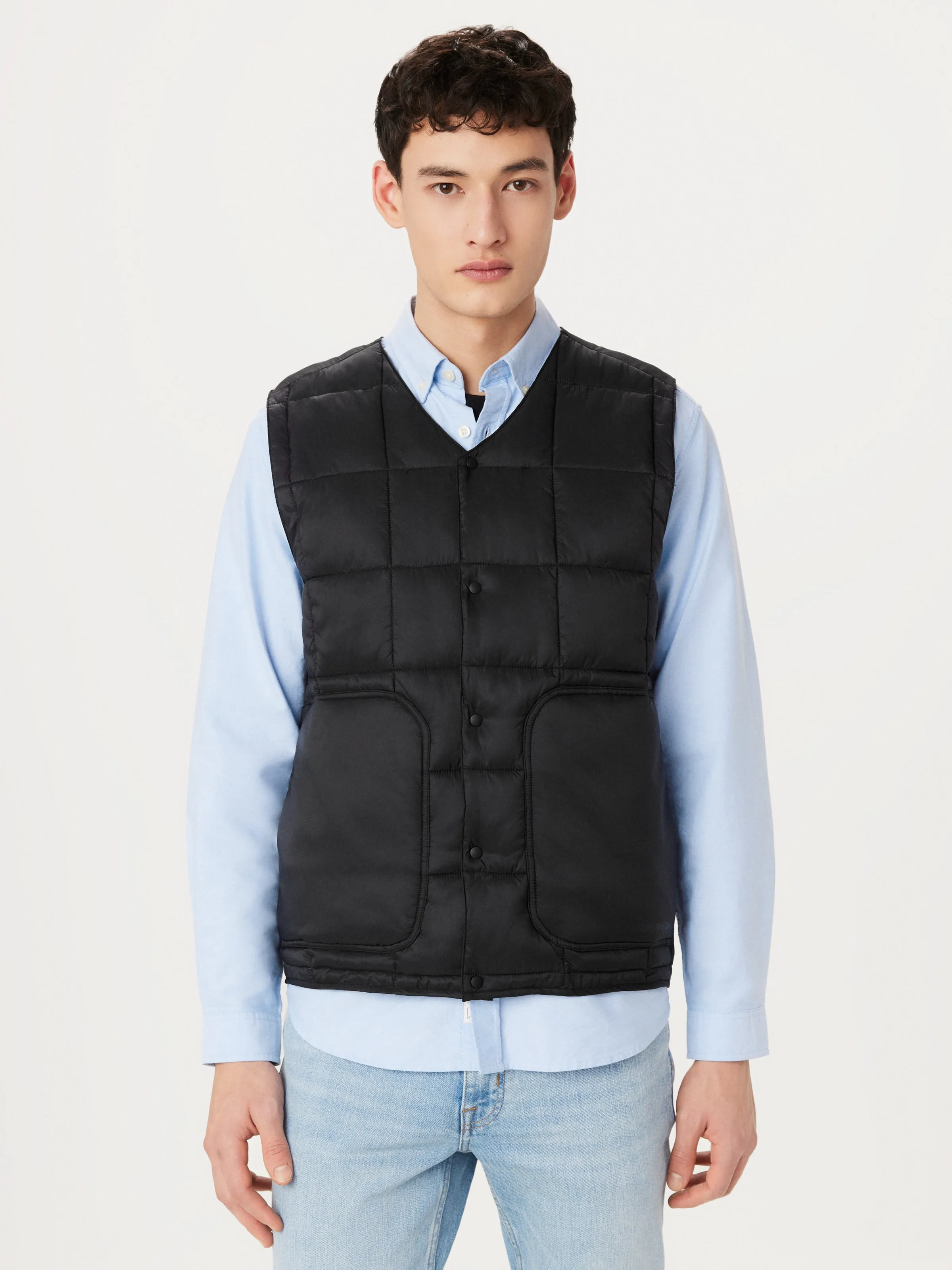 The Aero Quilted Vest in Black sold by Frank & Oak product image thumbnail 4