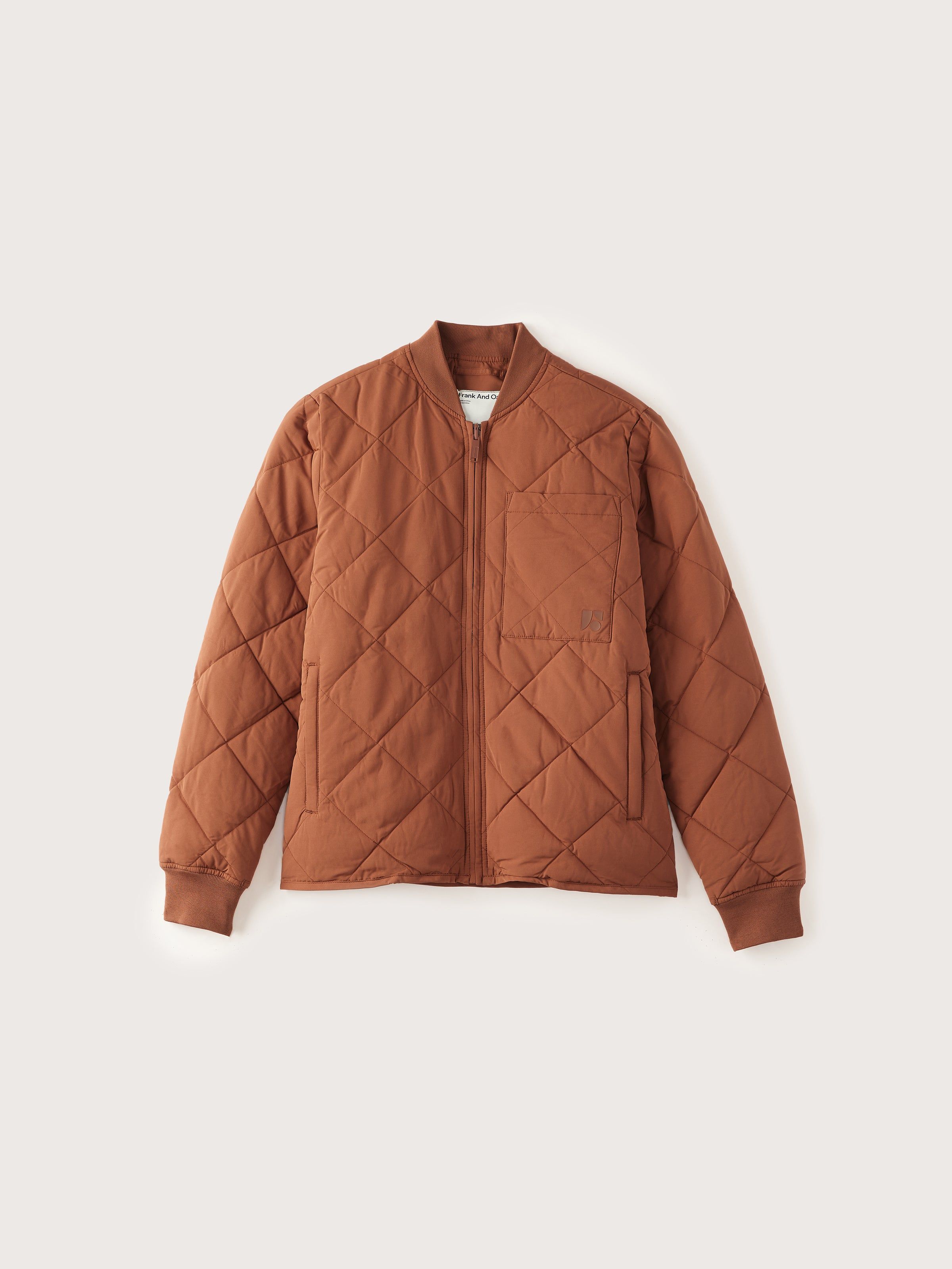 The Skyline Reversible Bomber in Rustic Brown sold by Frank & Oak product image thumbnail 7