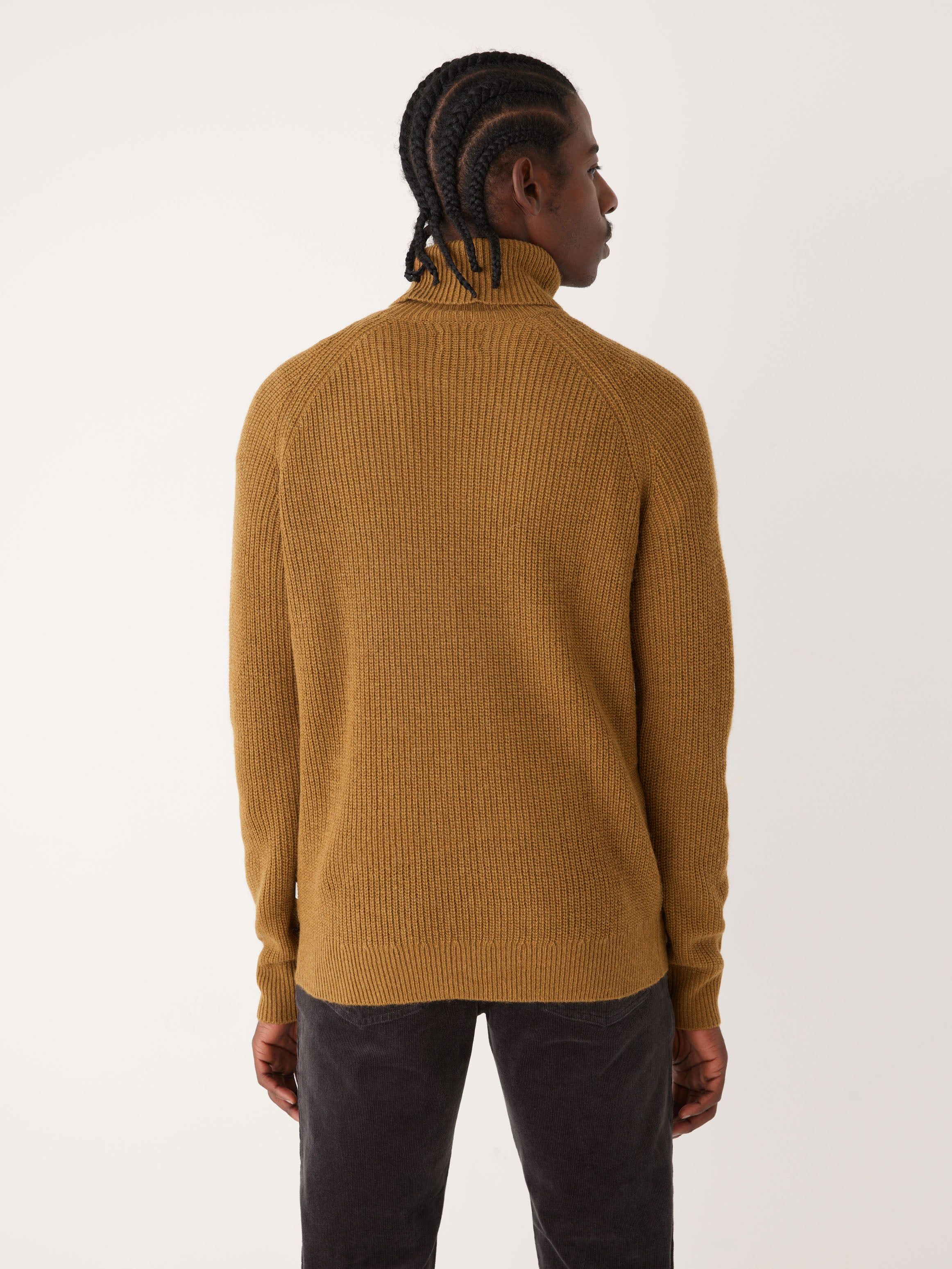 The Turtle Neck Sweater in Burnt Toffee sold by Frank & Oak product image thumbnail 3