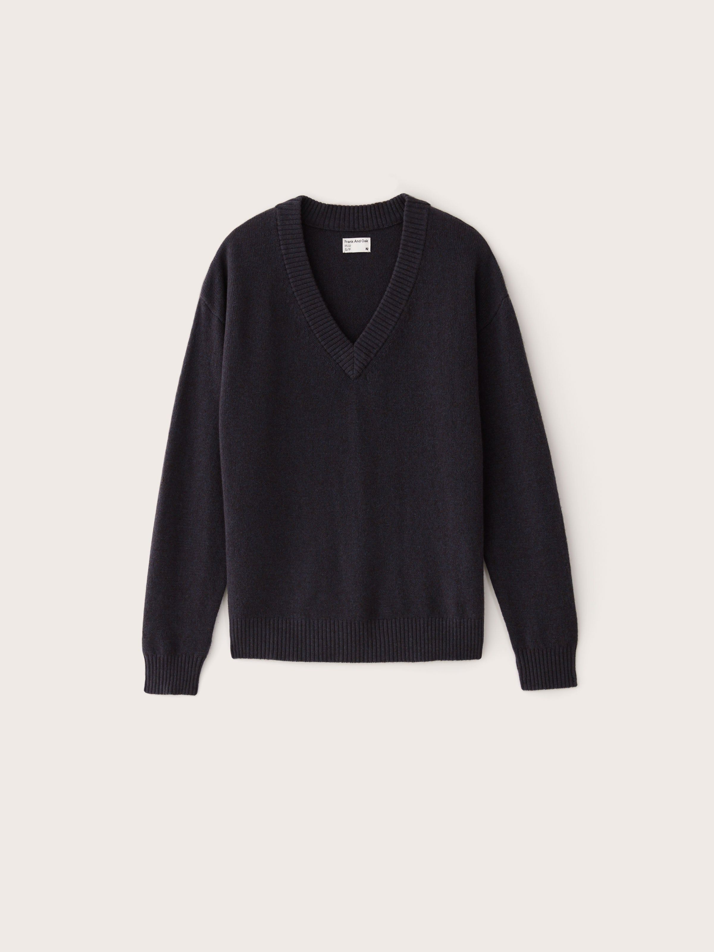 The Yak Wool Tunic Sweater in Navy sold by Frank & Oak product image thumbnail 5