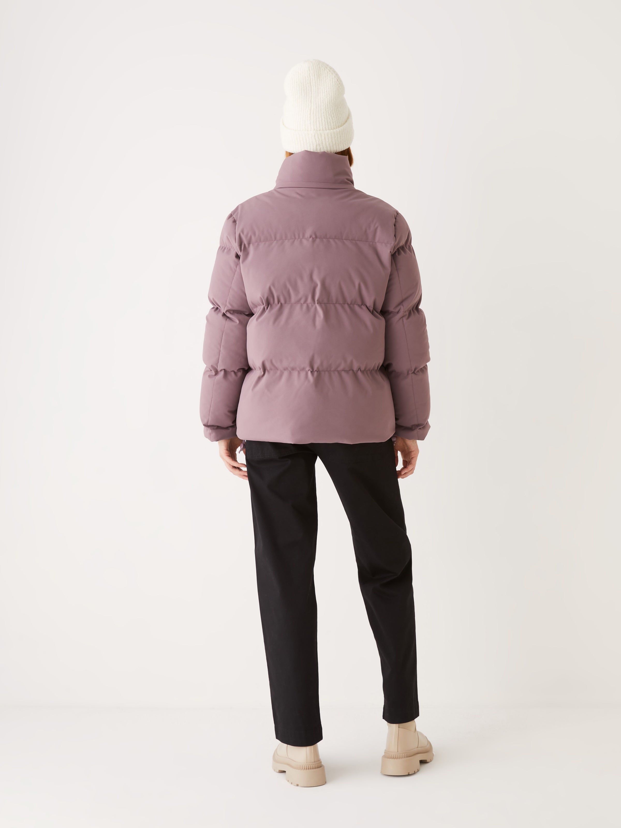 The Lykke Puffer Coat in Purple sold by Frank & Oak product image thumbnail 5