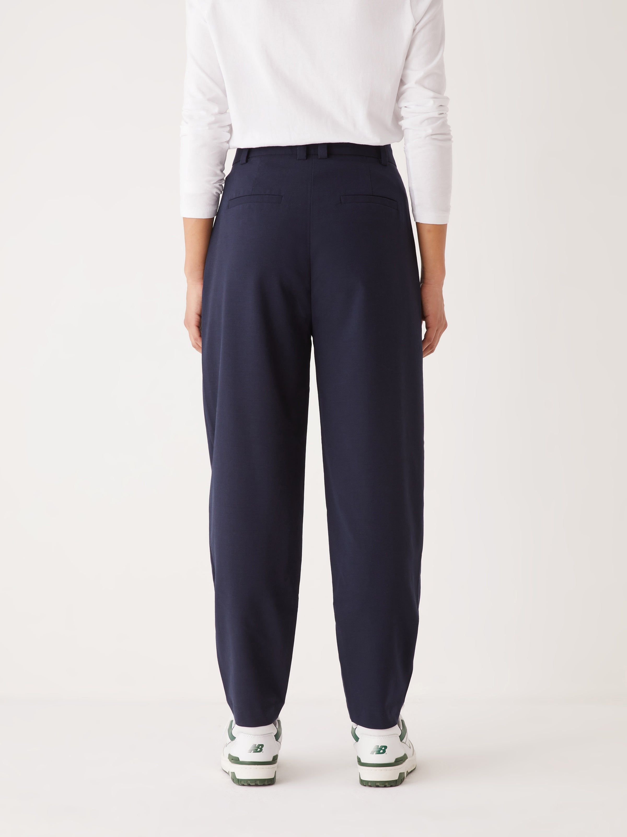 The Amelia Balloon Fit Pant in Dark Blue sold by Frank & Oak product image thumbnail 3