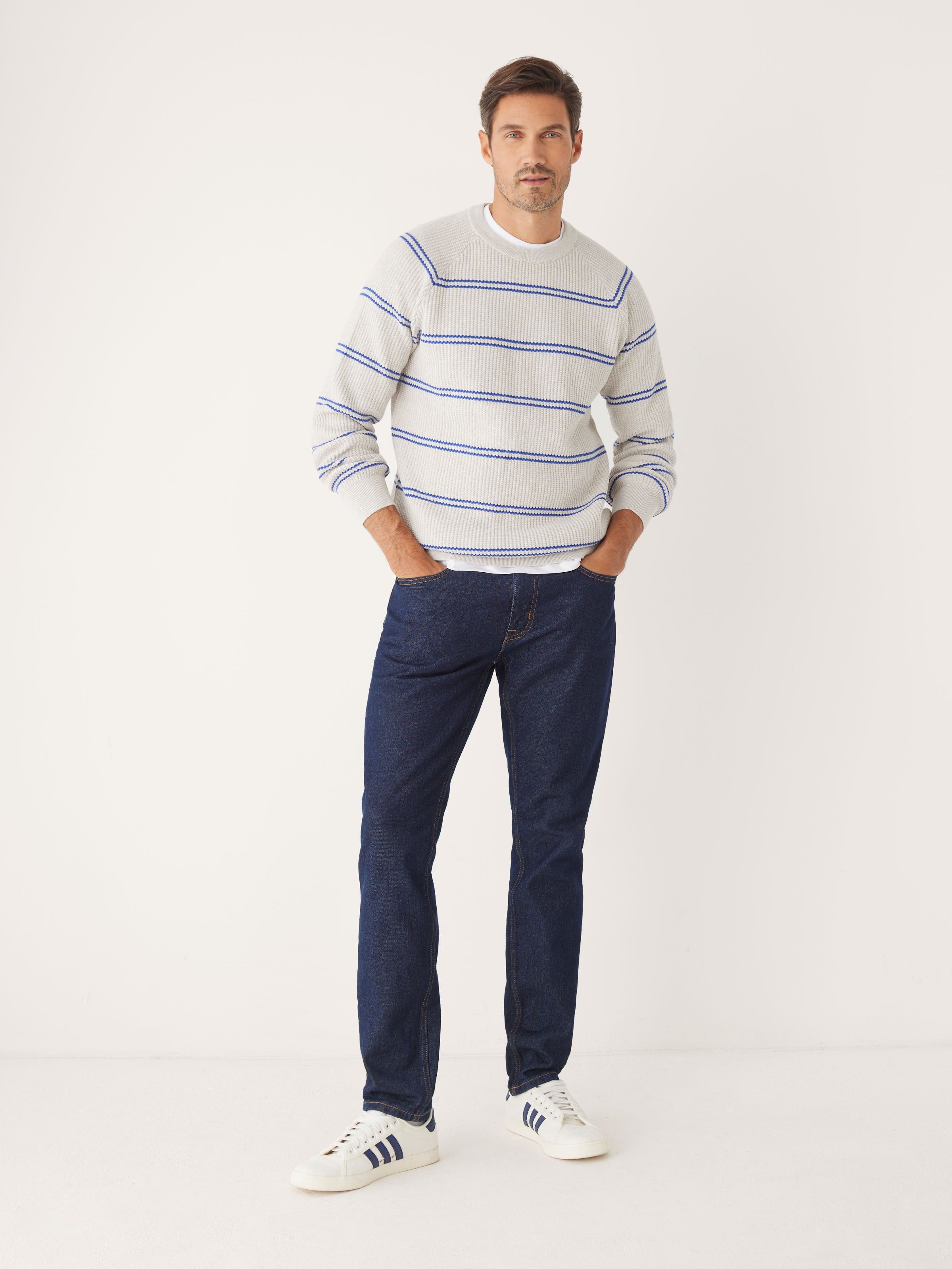 The Seacell™ Waffle Sweater in Carpenter Blue sold by Frank & Oak product image thumbnail 4
